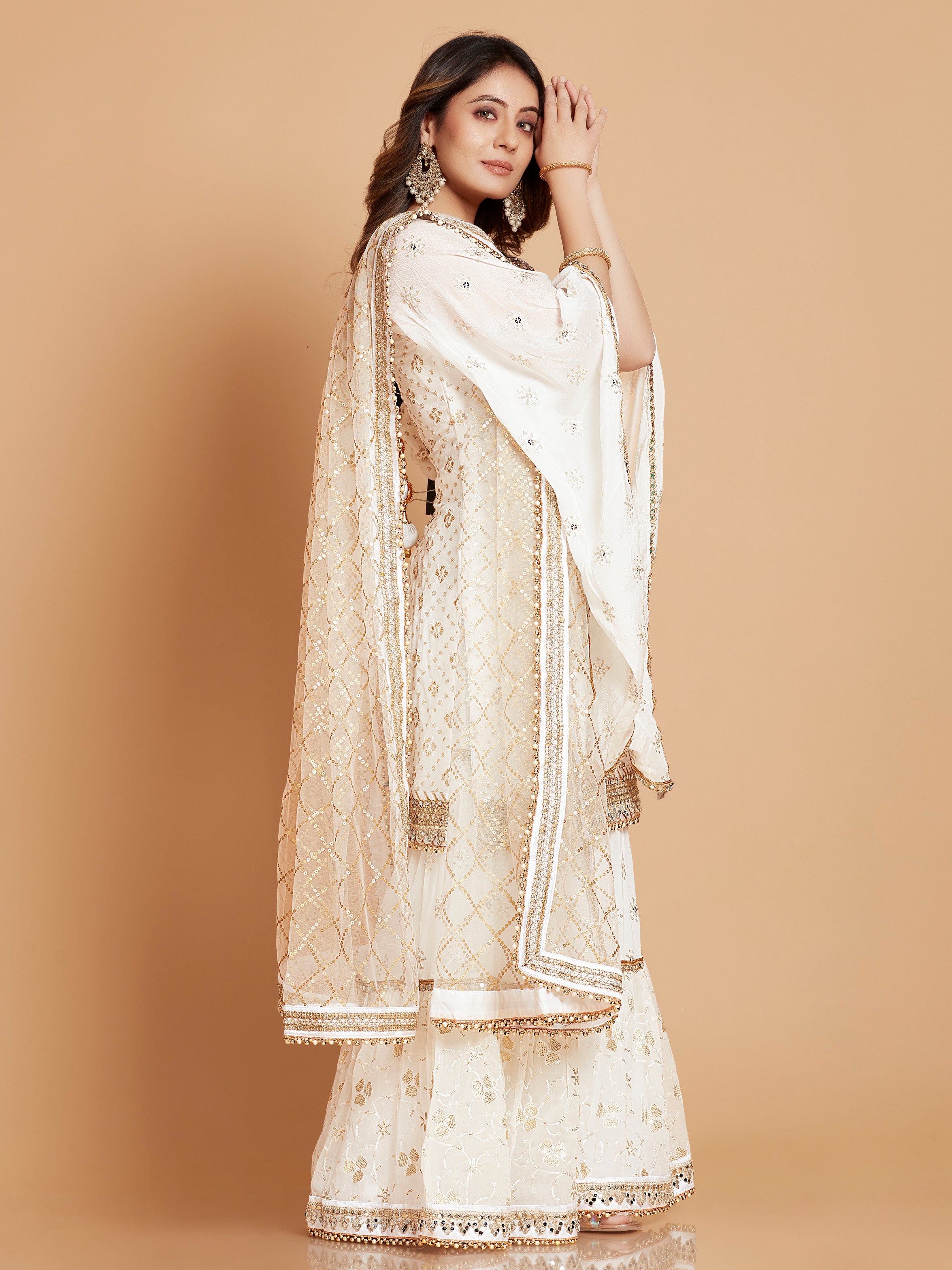 Aleena Sharara Suit - Roop Darshan