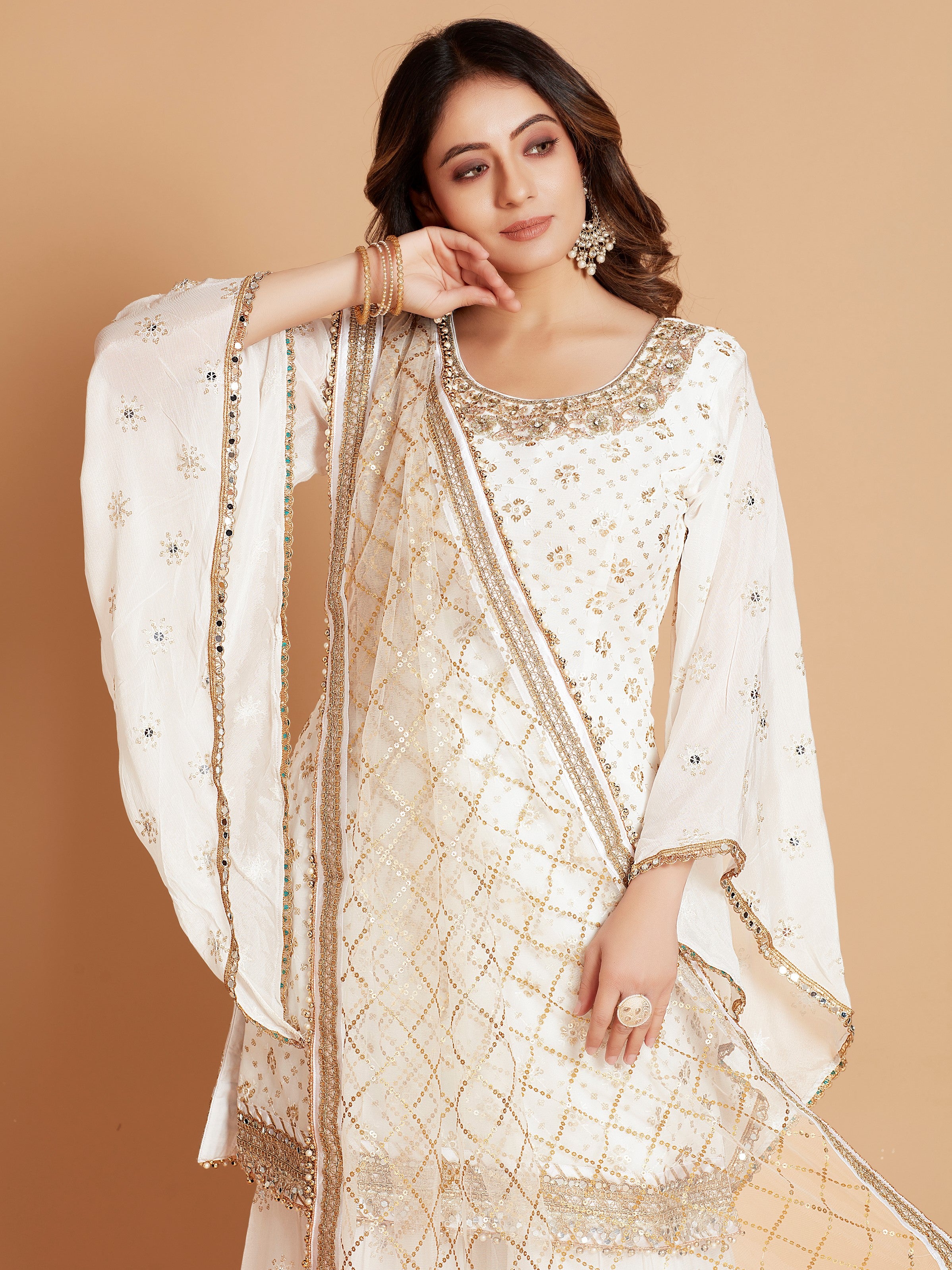 Aleena Sharara Suit - Roop Darshan