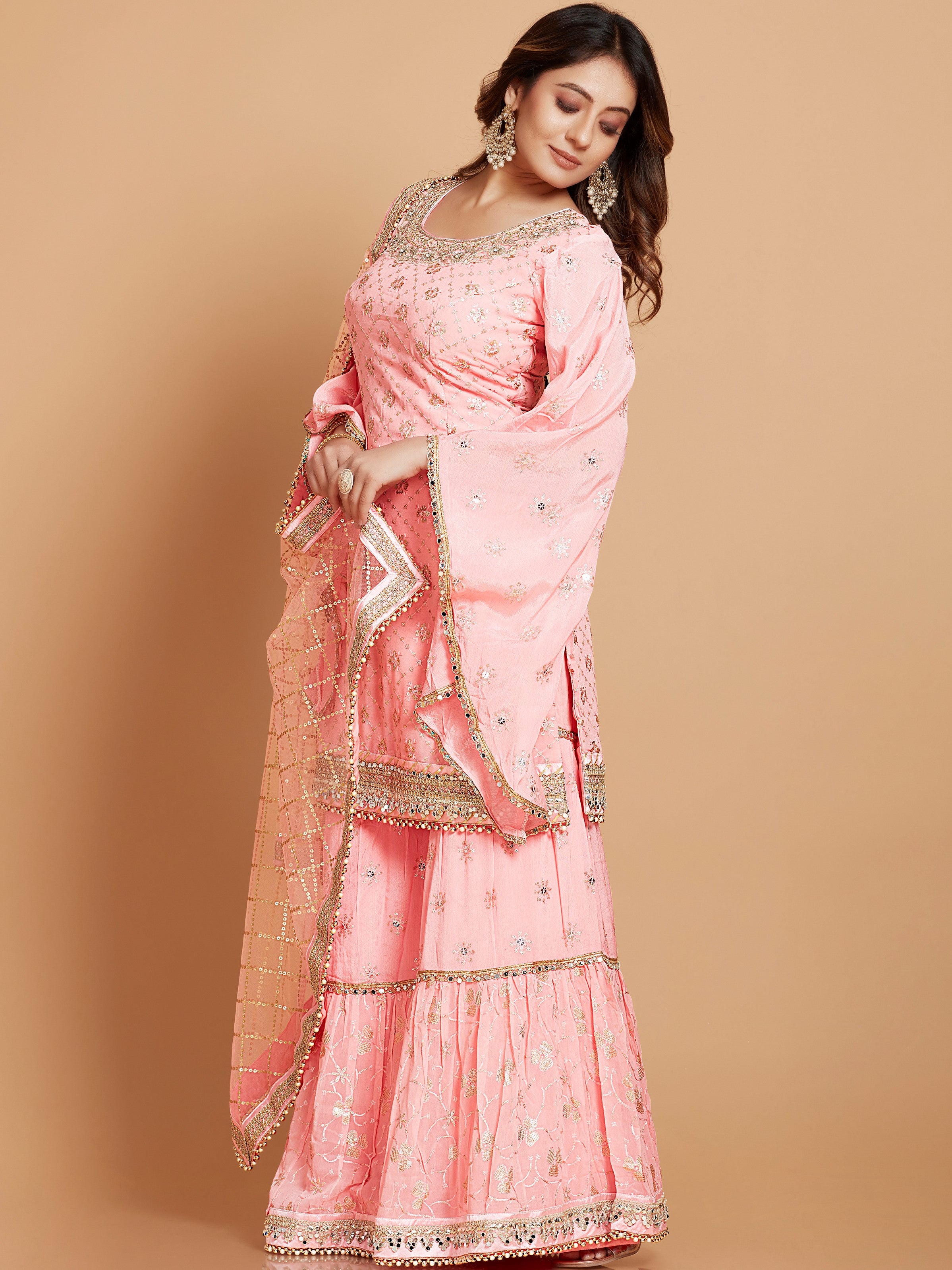 Aleena Sharara Suit - Roop Darshan