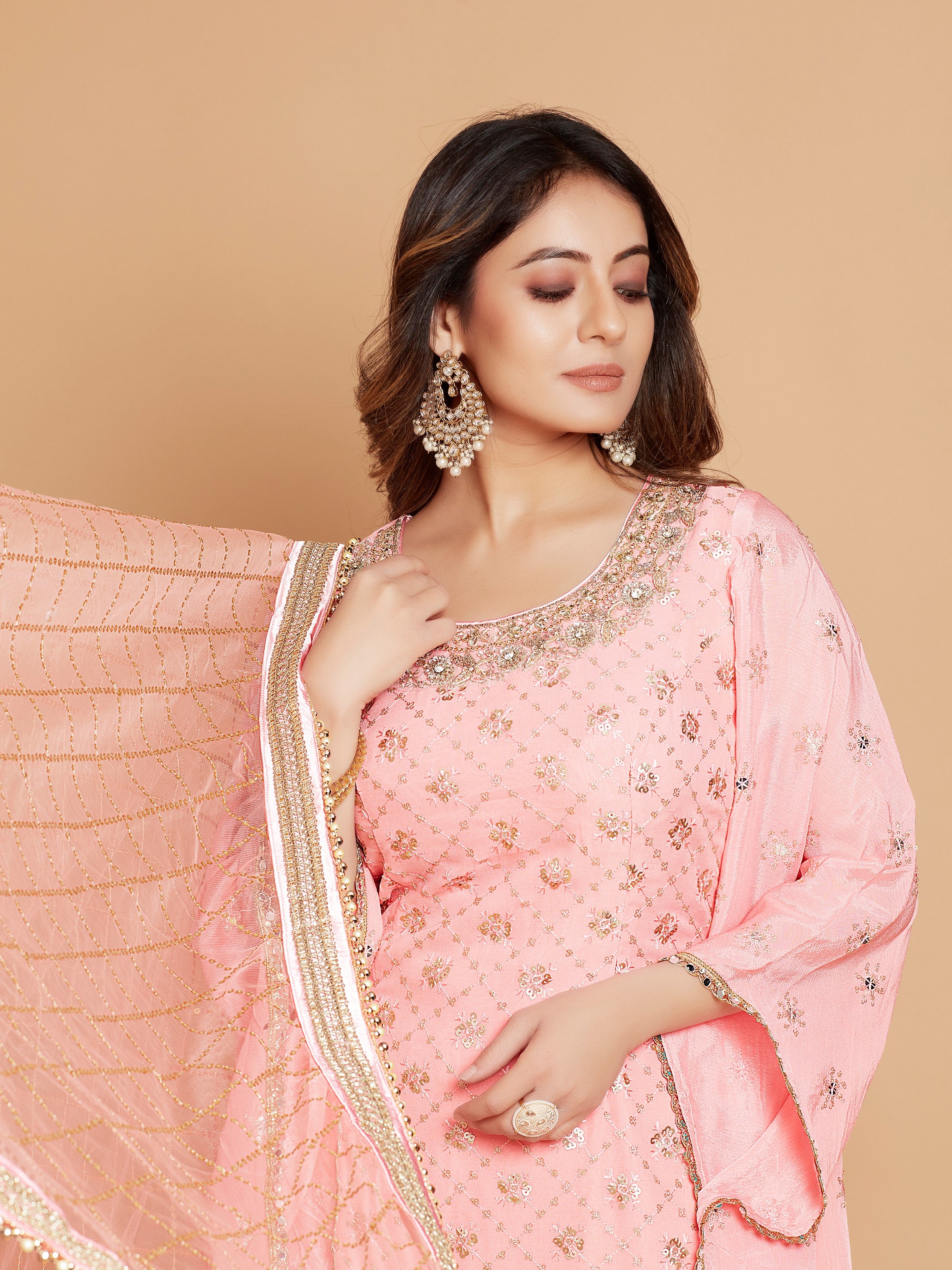 Aleena Sharara Suit - Roop Darshan