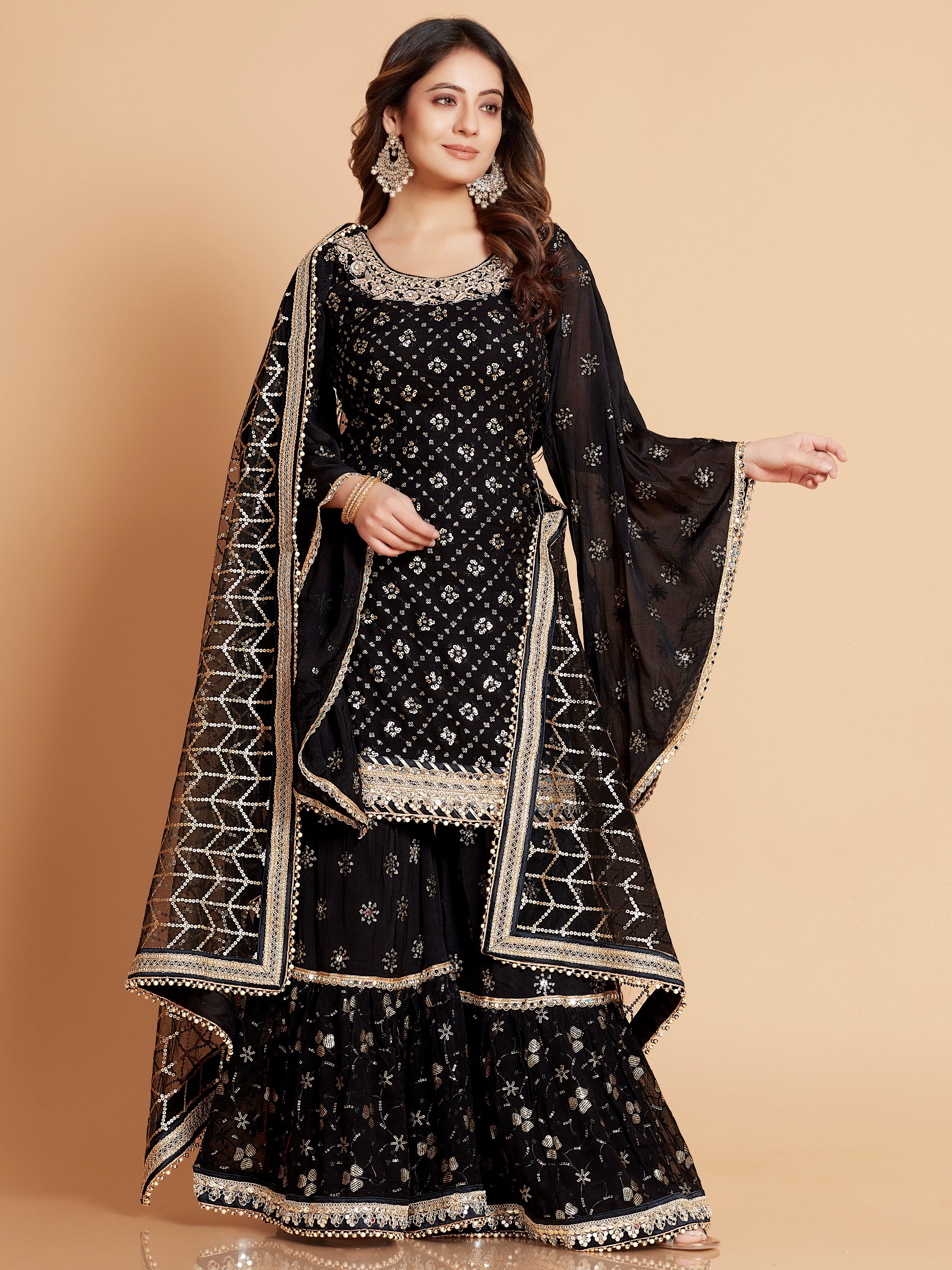 Aleena Sharara Suit - Roop Darshan