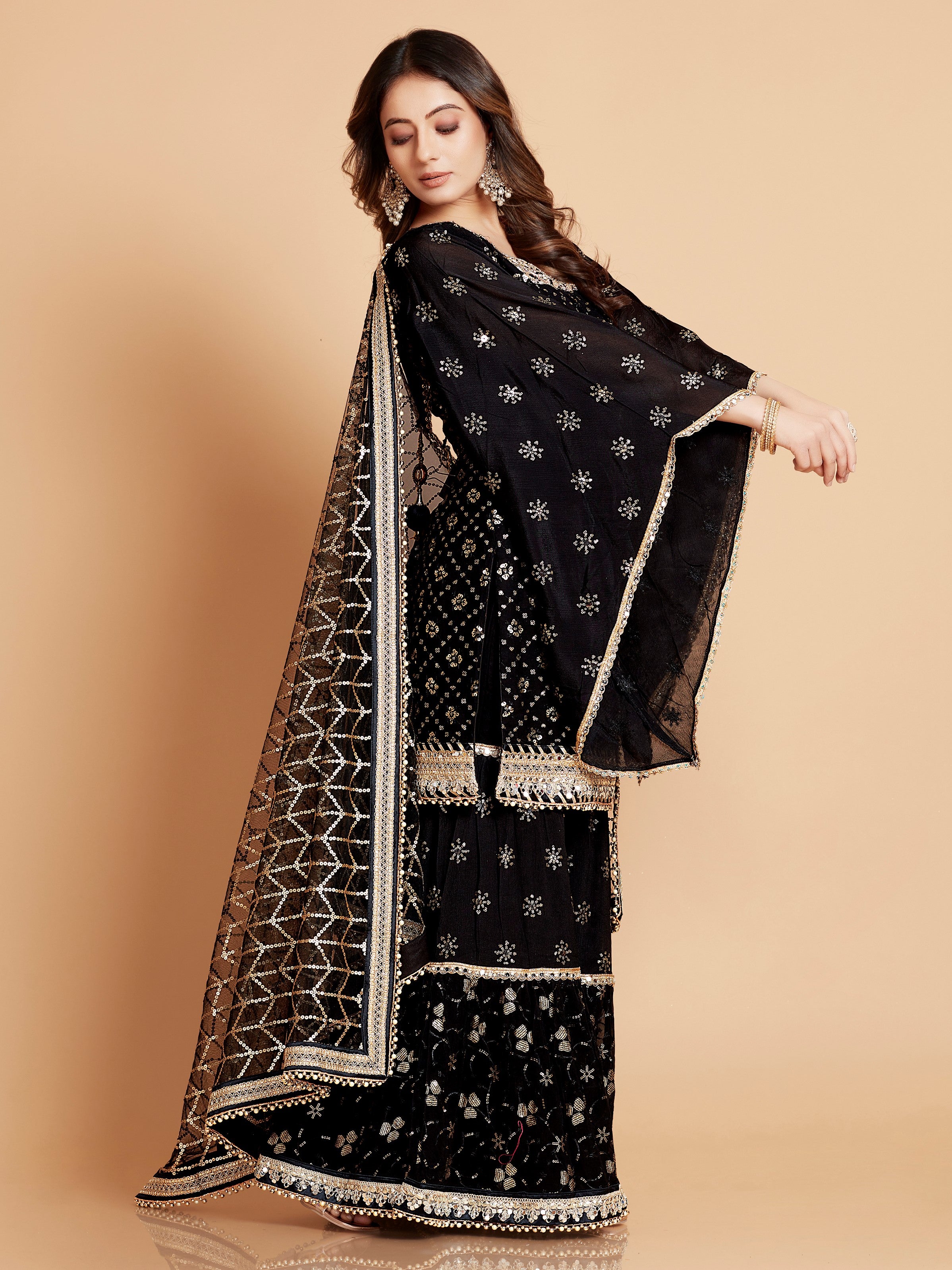 Aleena Sharara Suit - Roop Darshan