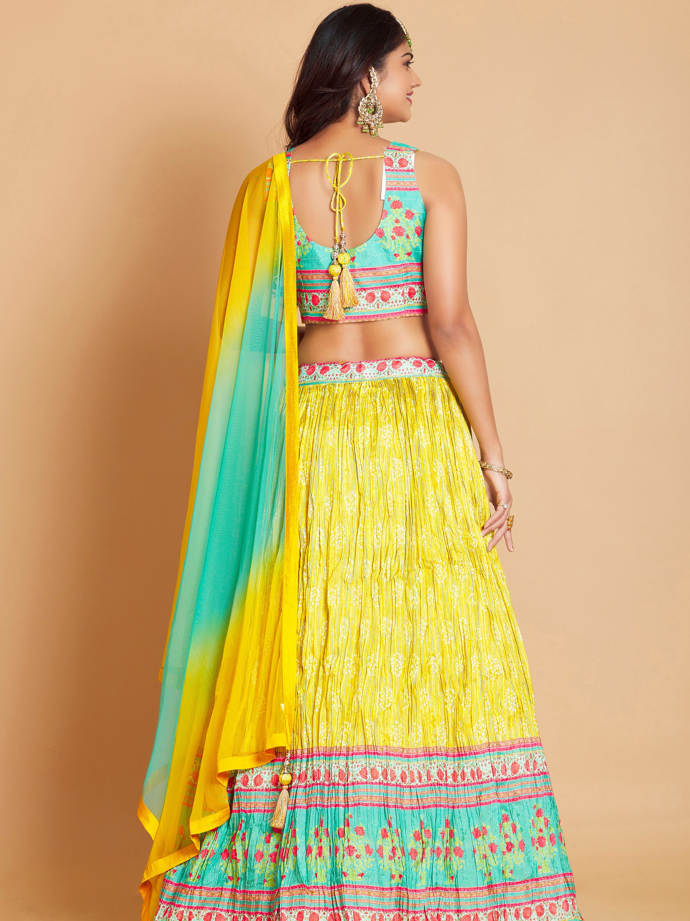 Harita Lehenga Choli. - Roop Darshan