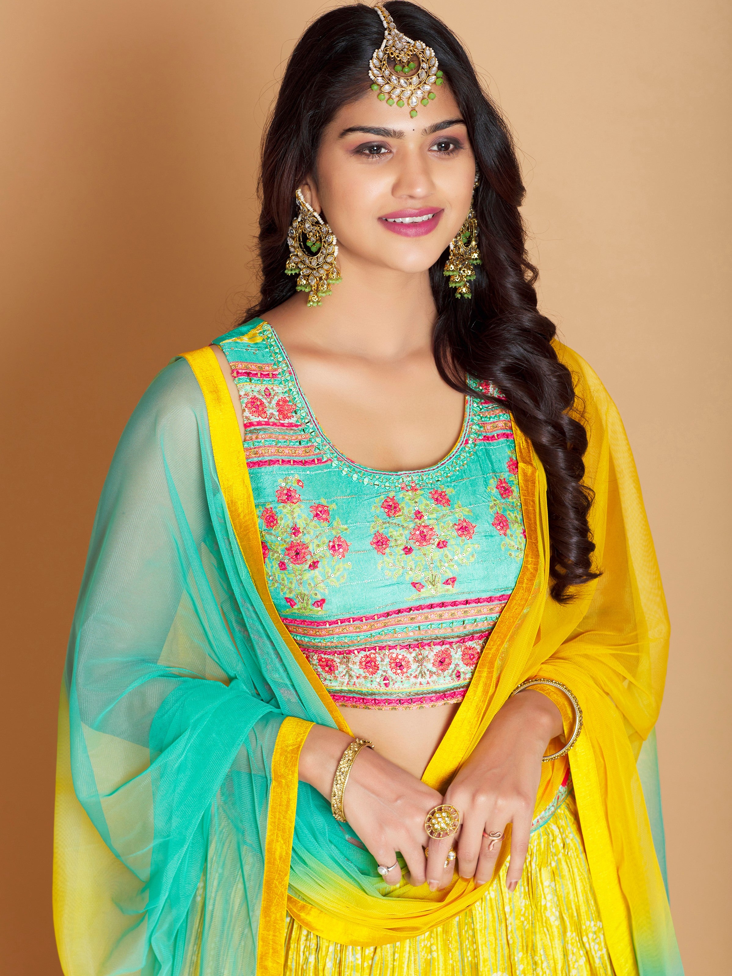 Harita Lehenga Choli. - Roop Darshan