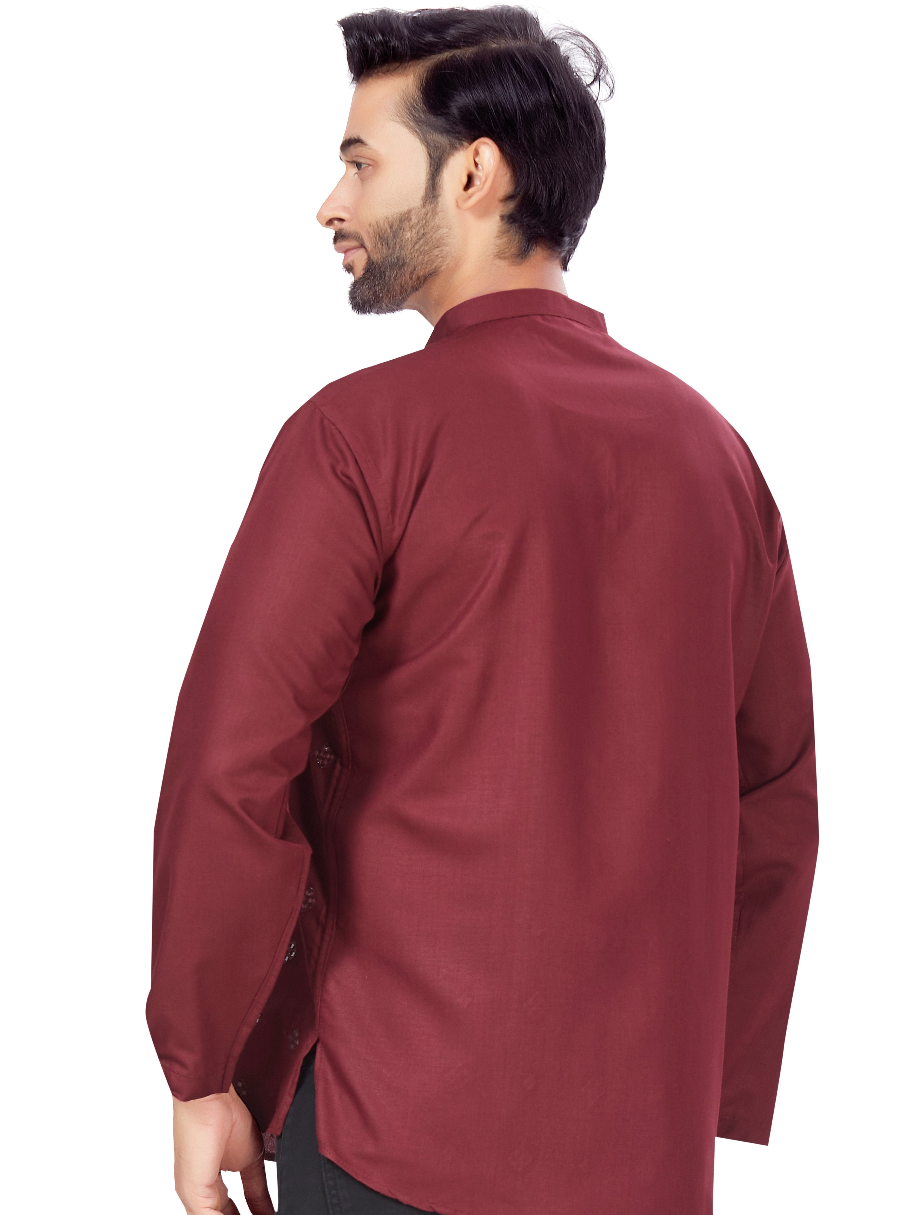 Mens Sequin Embroidered Kurti. - Roop Darshan