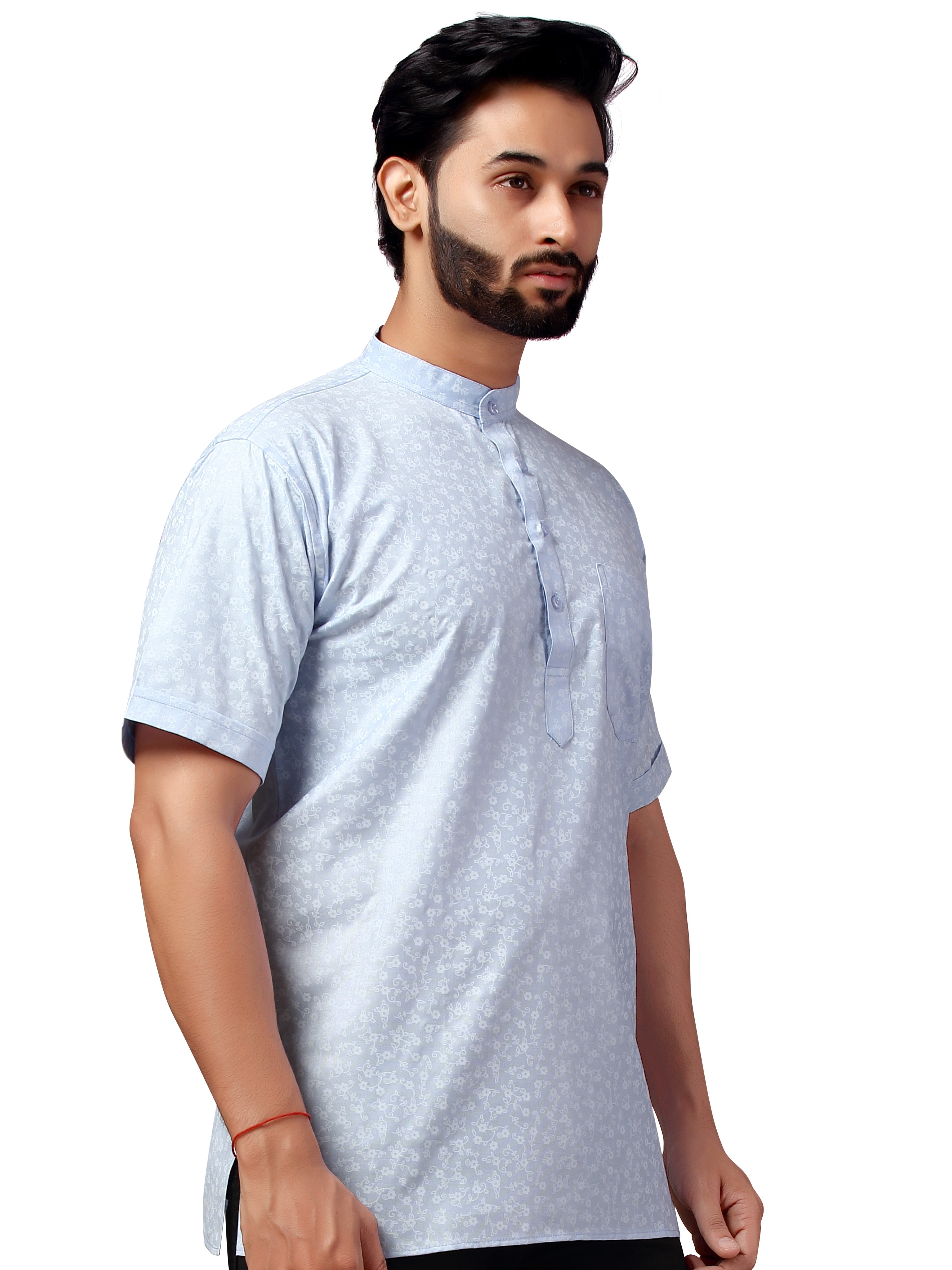 Mens Printed Kurti - Roop Darshan