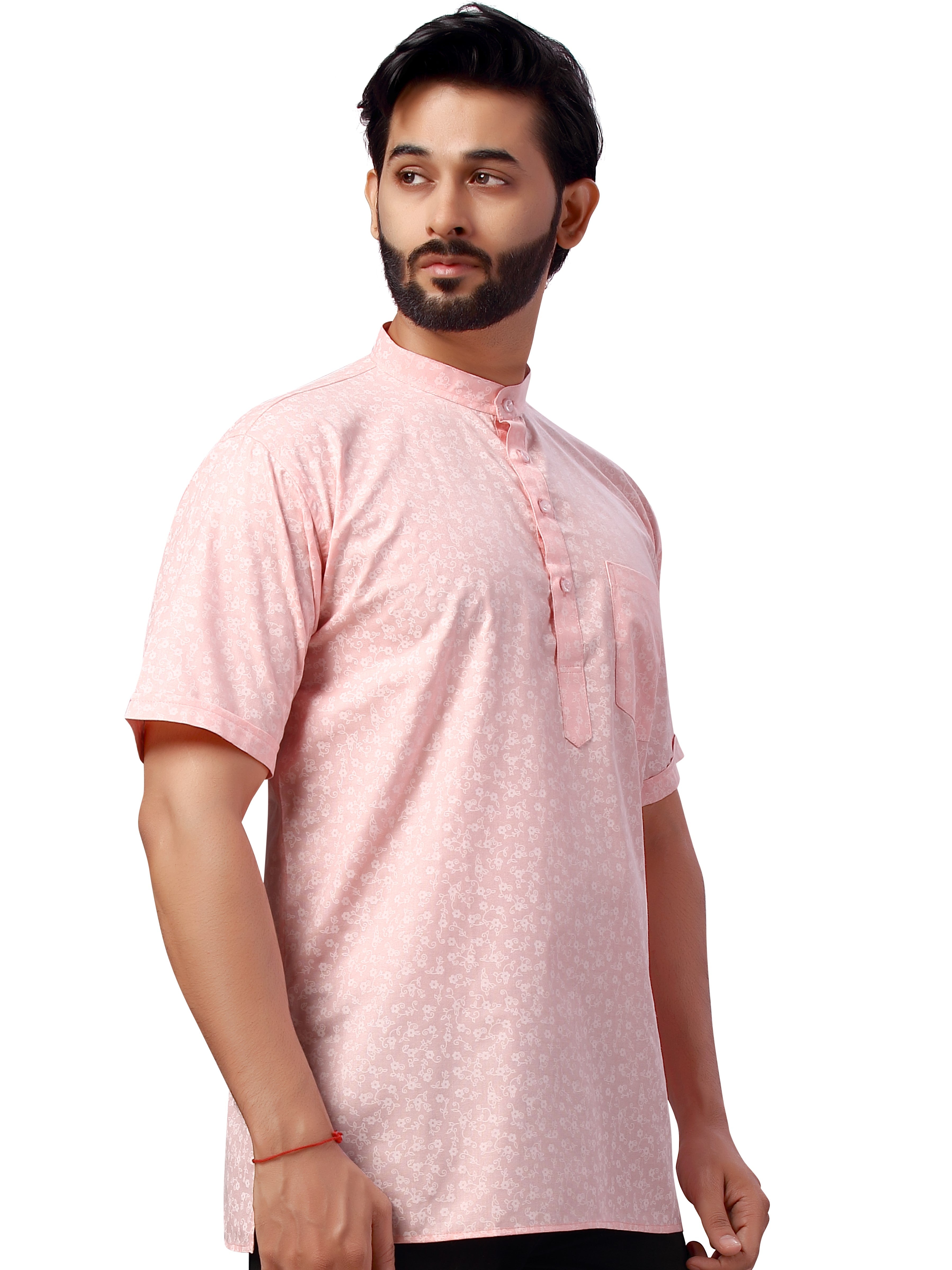 Mens Printed Kurti - Roop Darshan