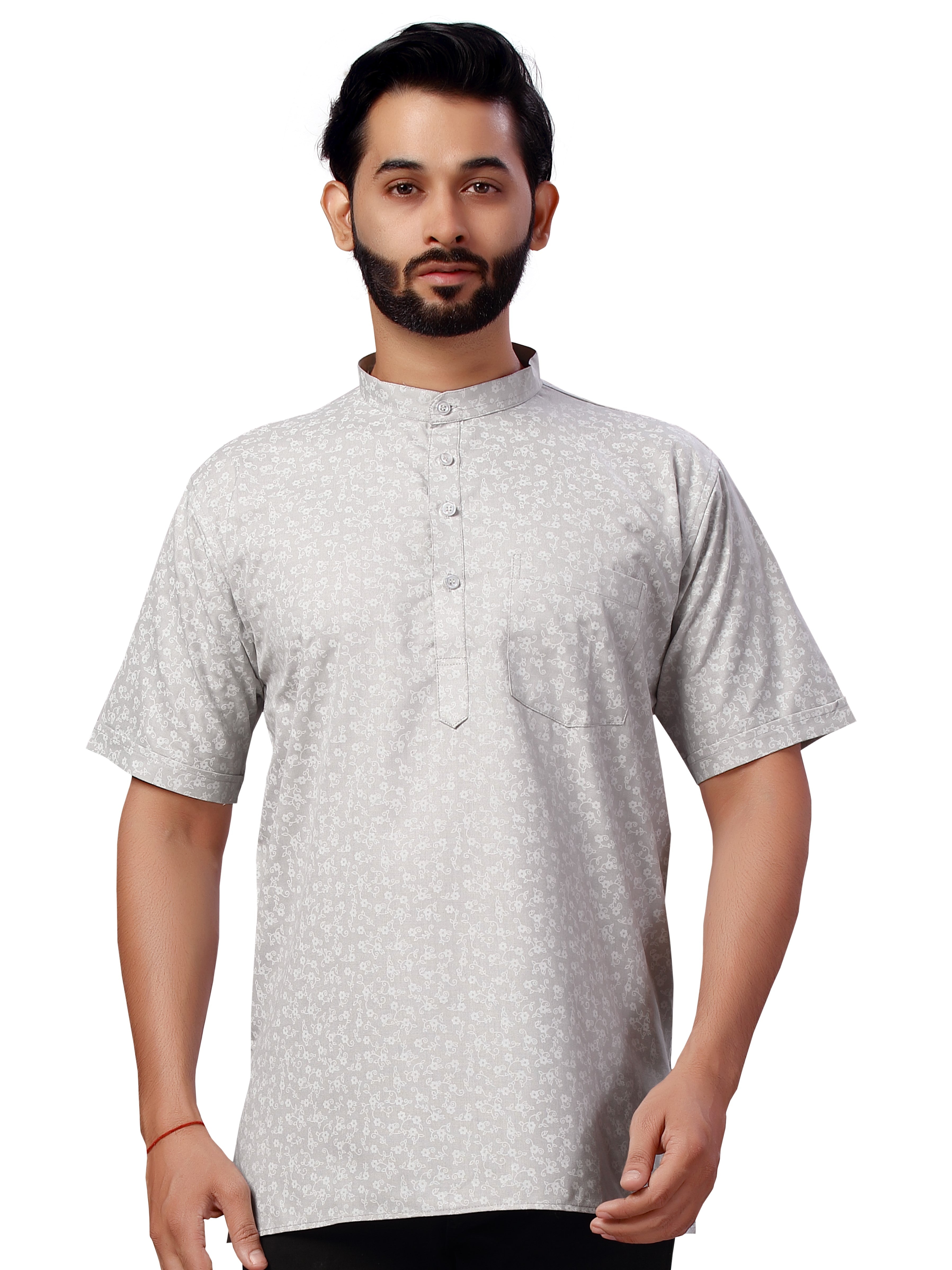 Mens Printed Kurti - Roop Darshan