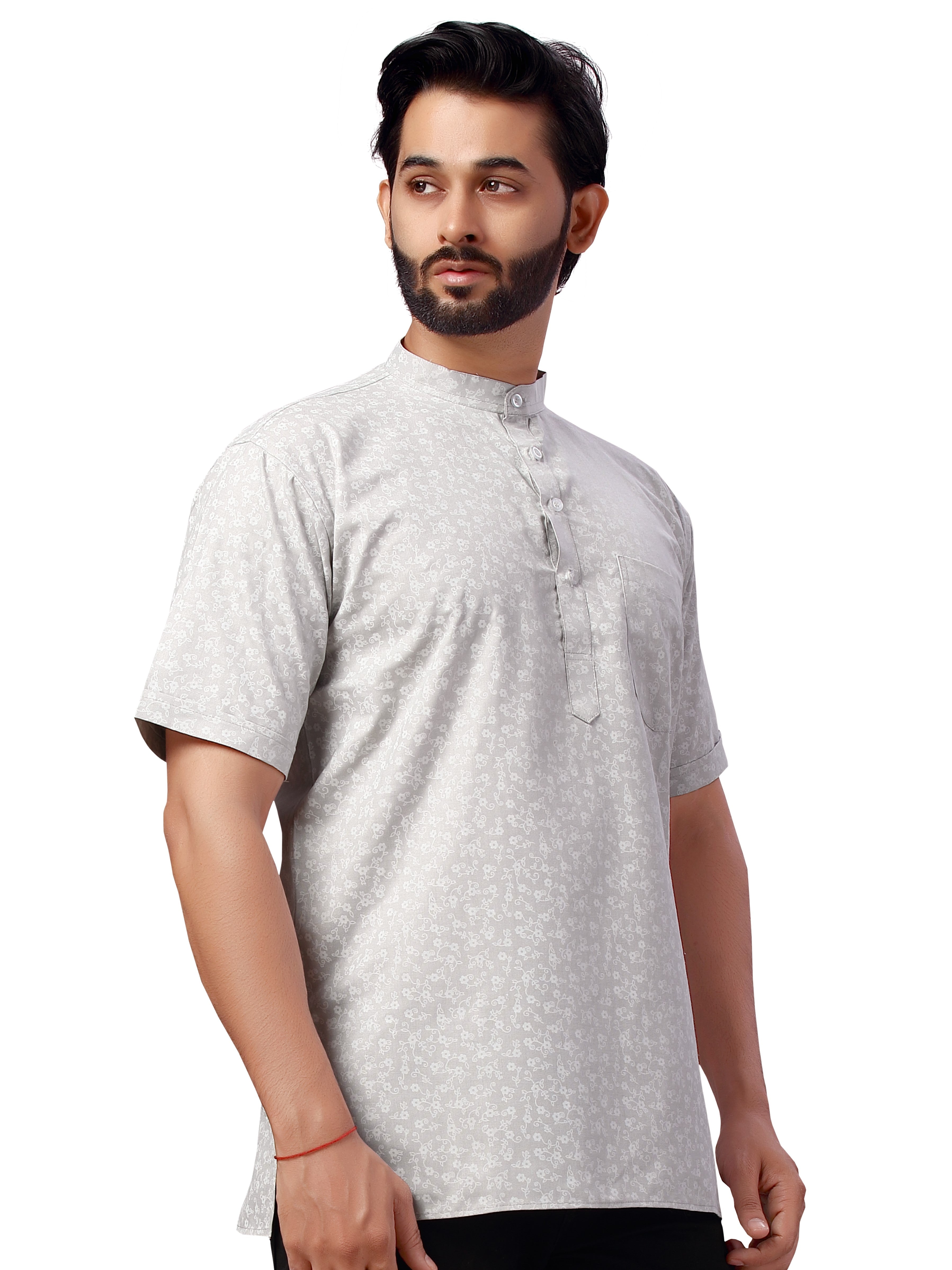 Mens Printed Kurti - Roop Darshan