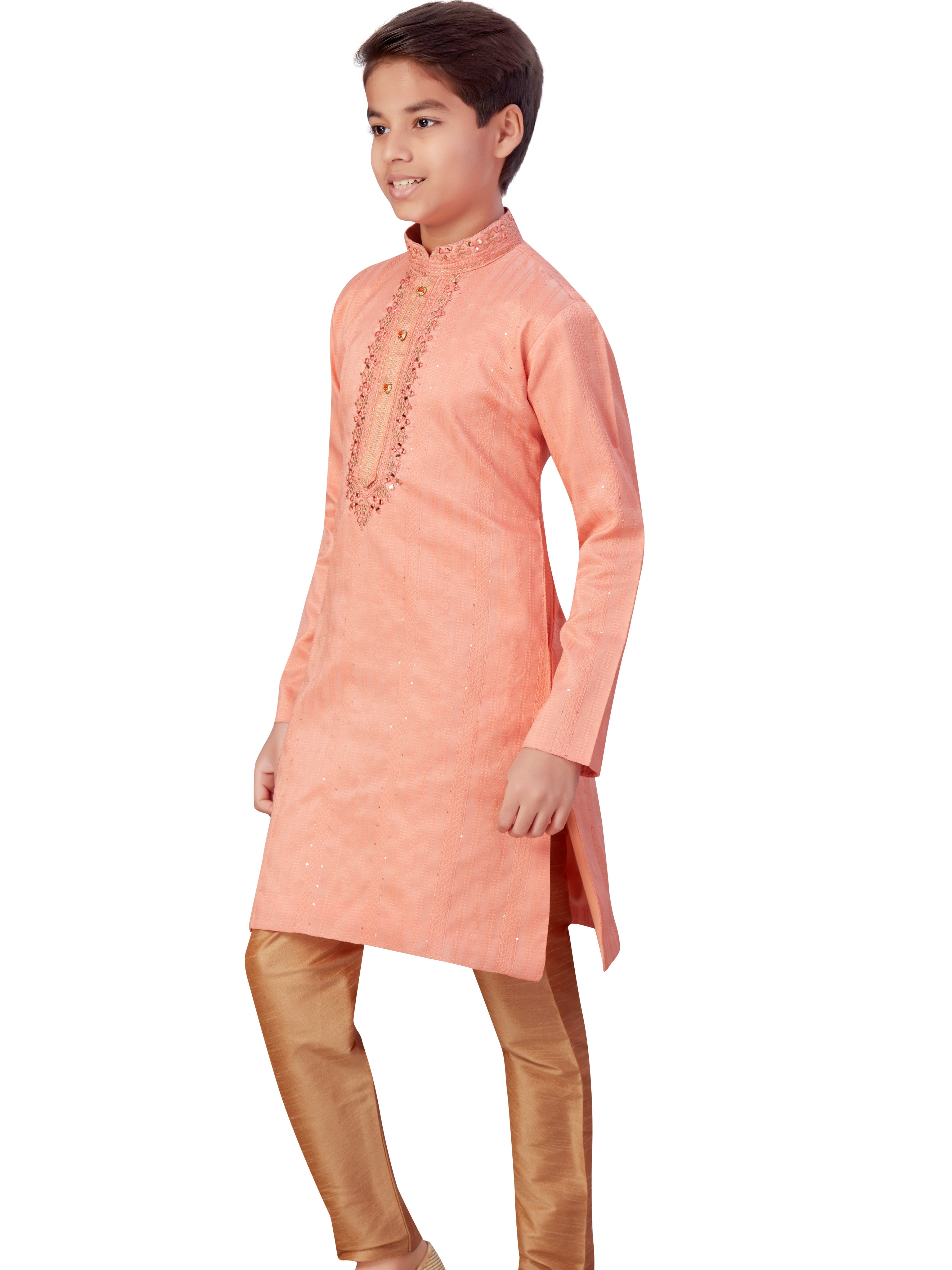 Boys Embroidered Kurta Payjama - Roop Darshan
