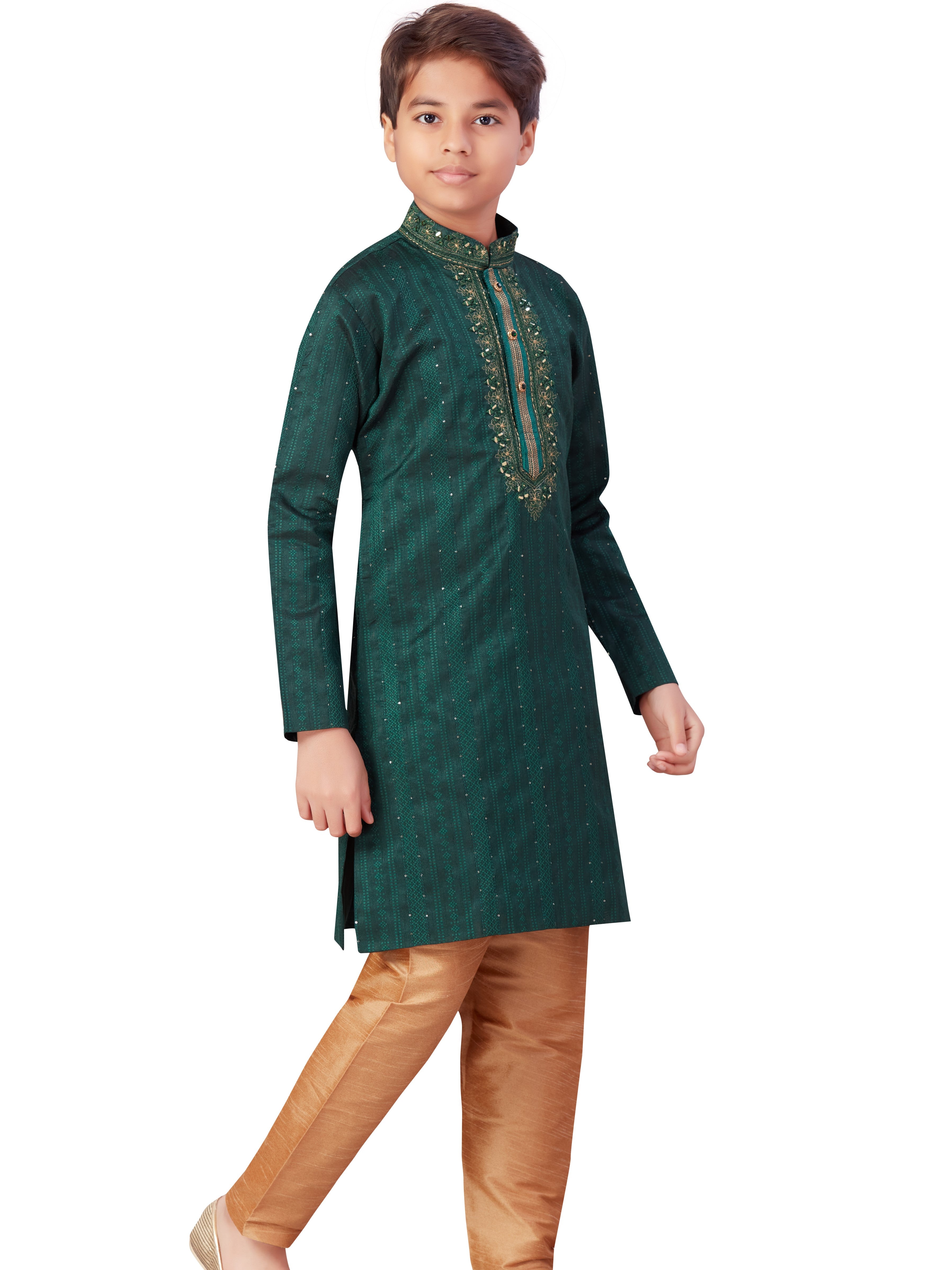 Boys Embroidered Kurta Payjama - Roop Darshan
