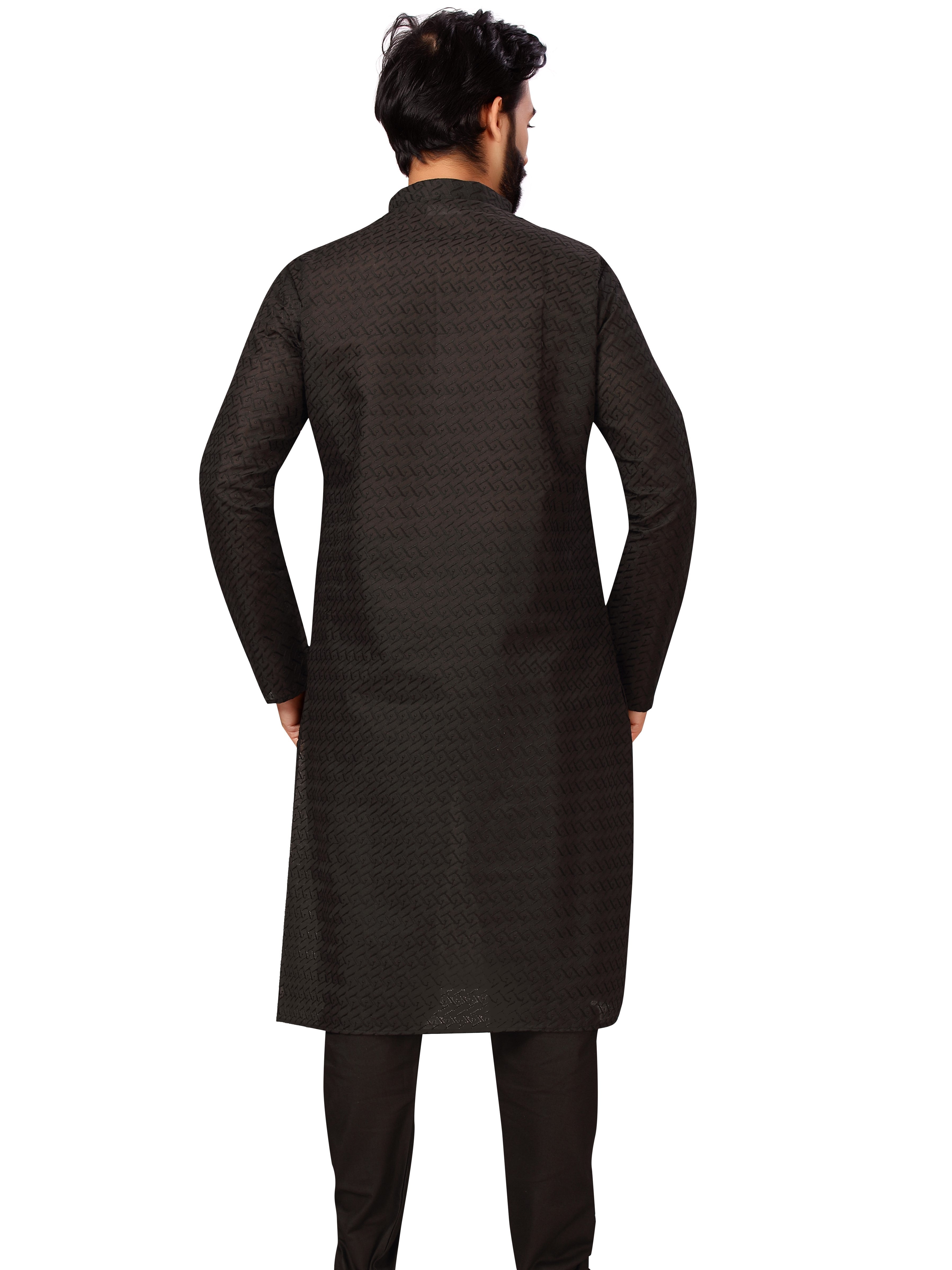 Mens Embroidered Kurta Payjama - Roop Darshan
