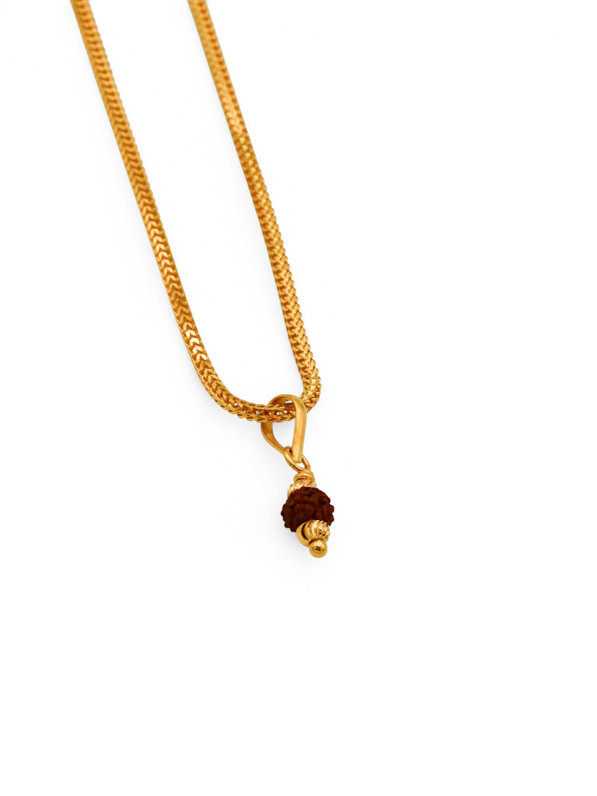 22ct Gold Rudraksha Pendant - Roop Darshan