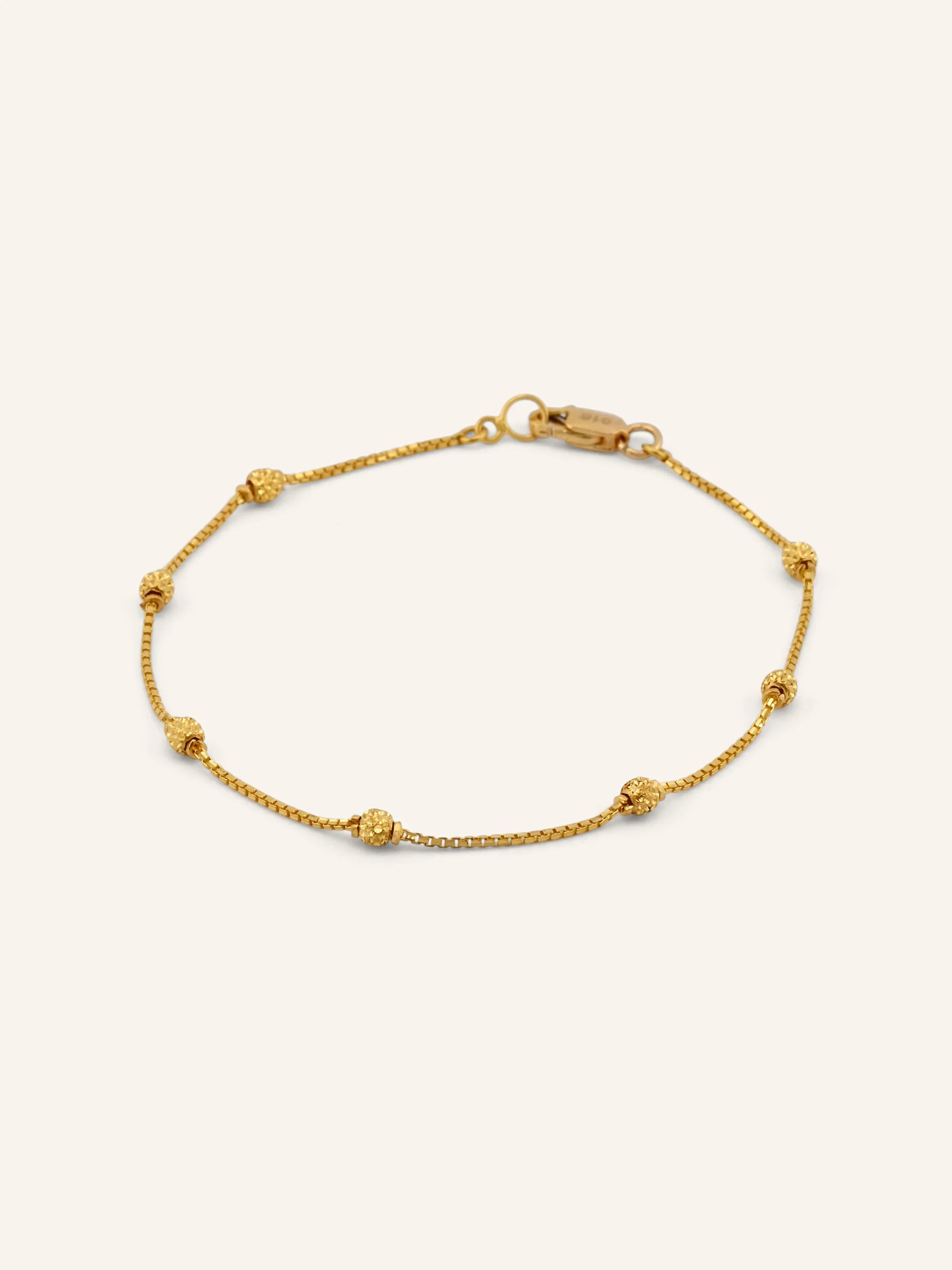 22ct Gold Ball Bracelet