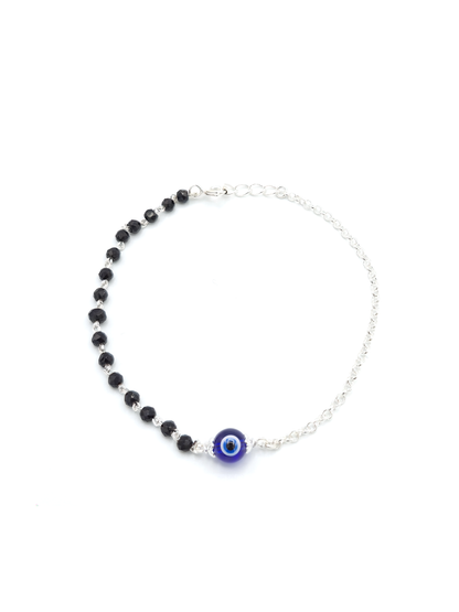 Sterling Silver Evil Eye Bracelet