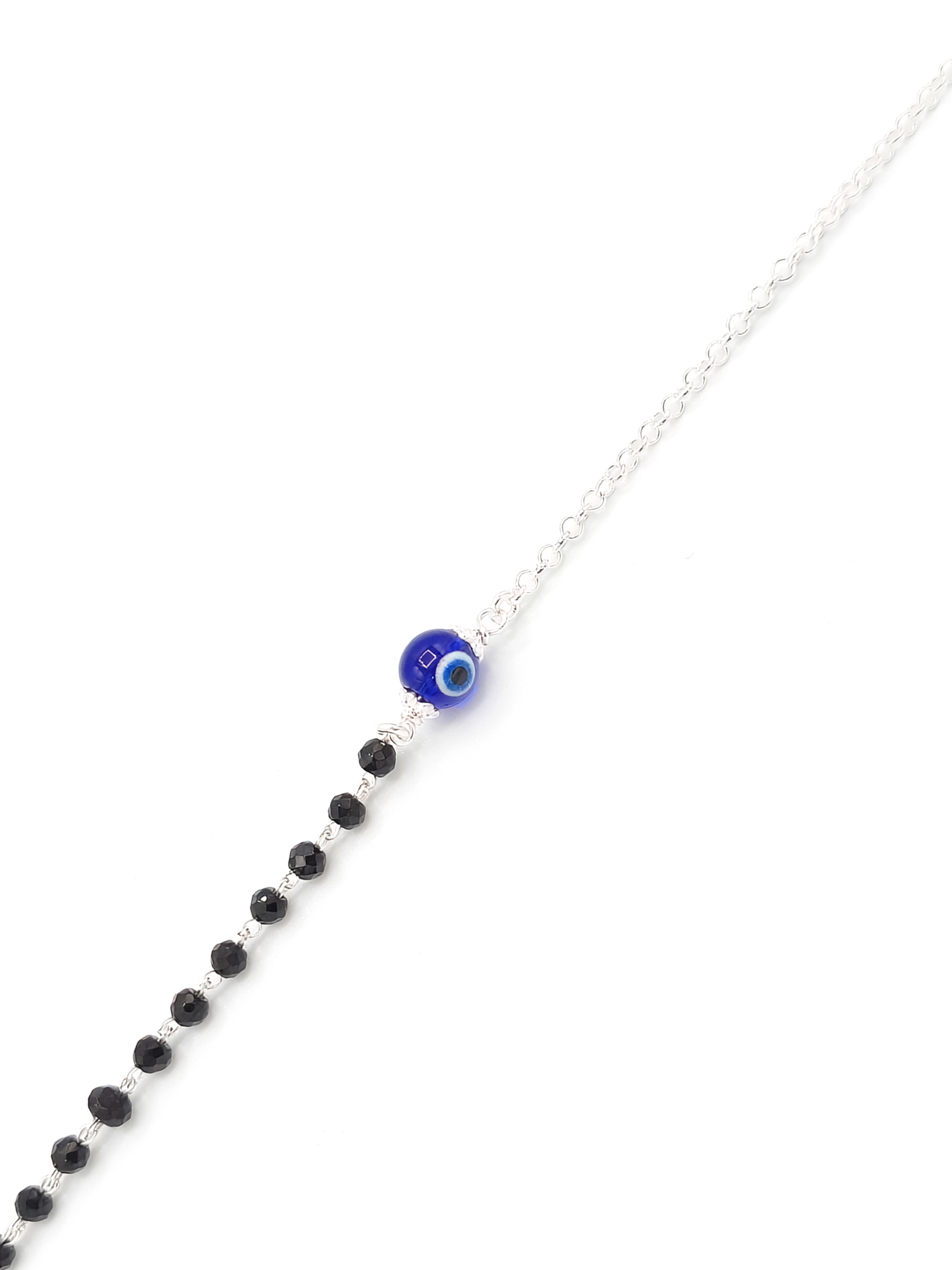 Sterling Silver Evil Eye Bracelet