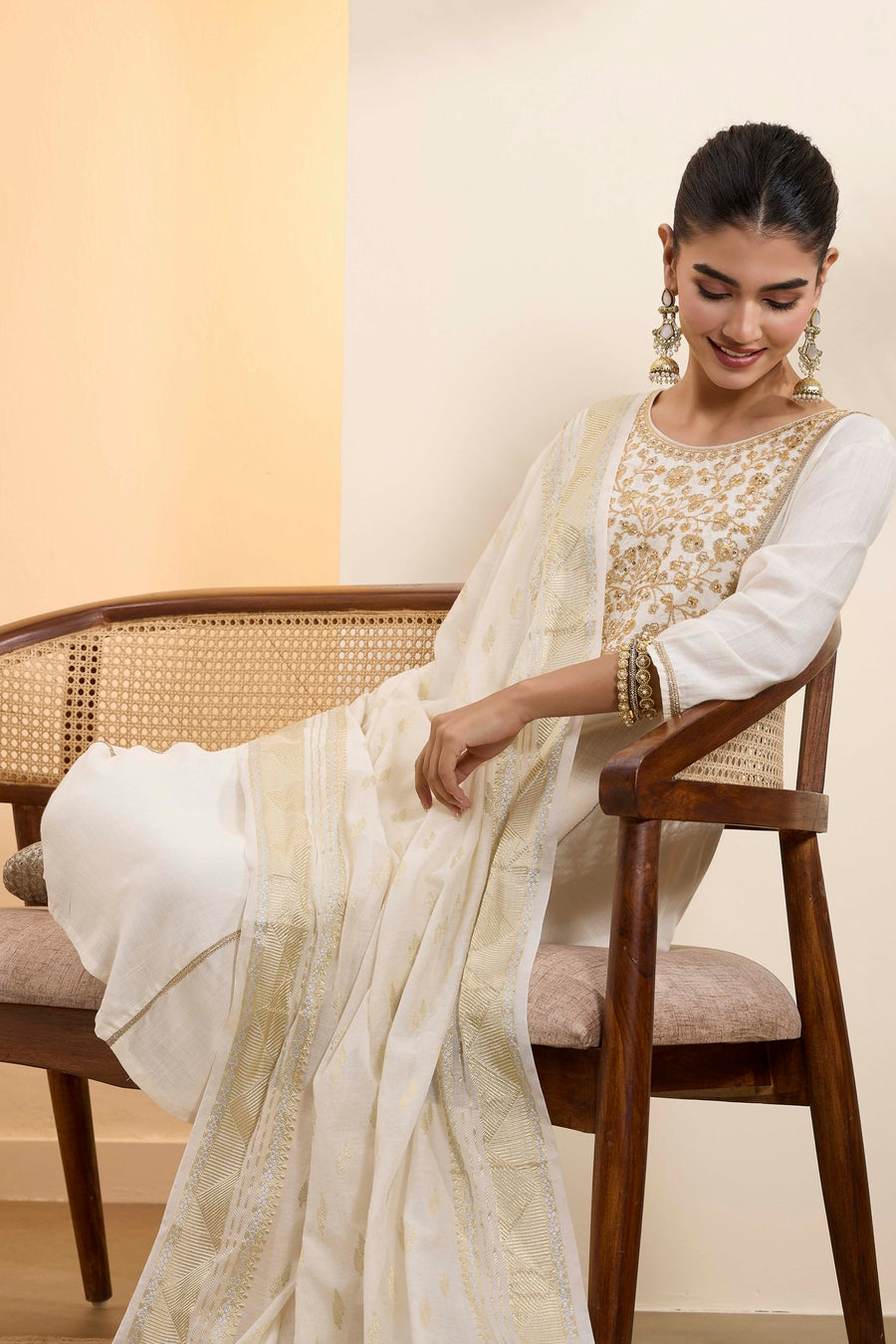 Biba Bandhani Dupatta - Roop Darshan