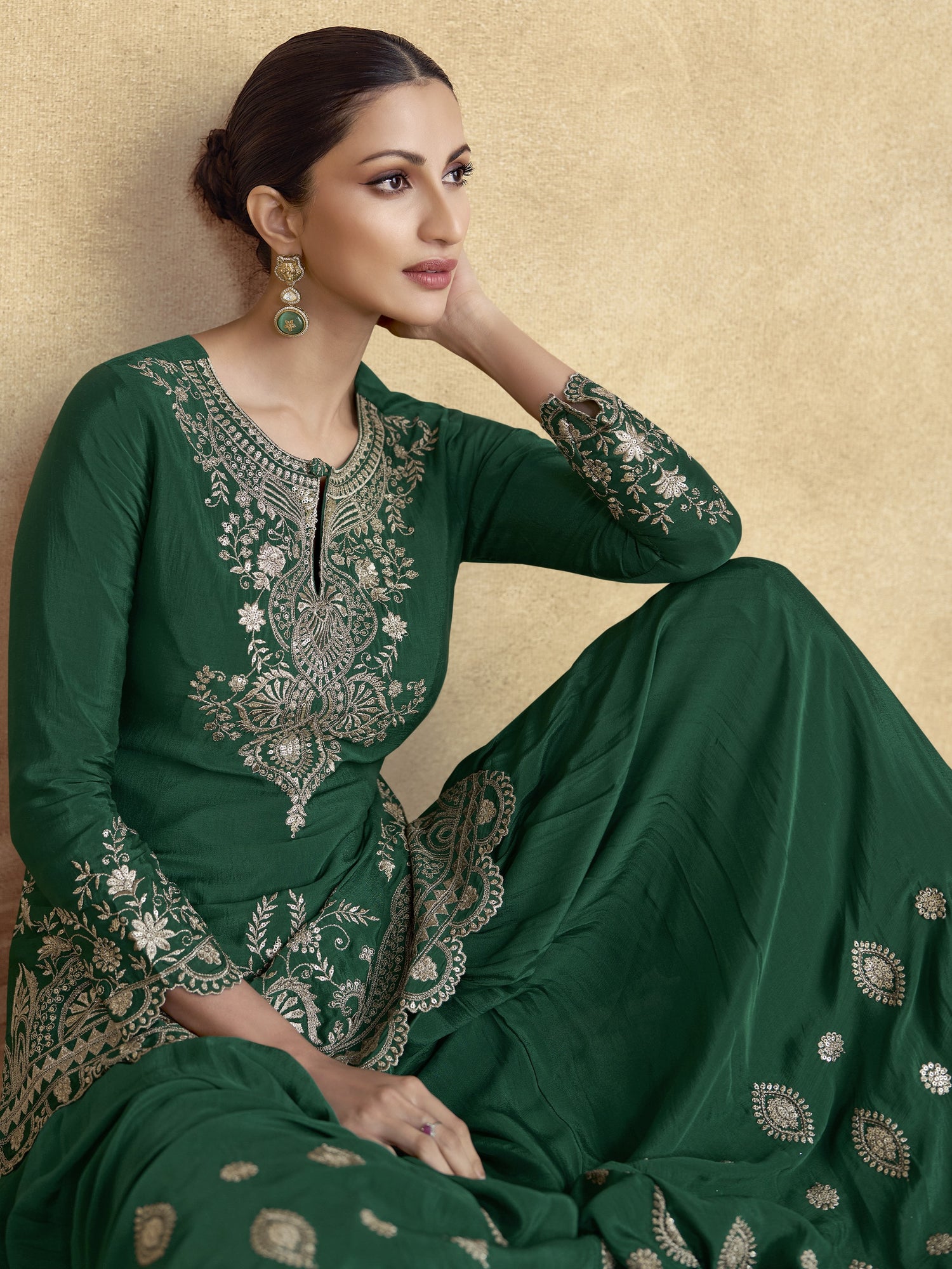 Sitara Palazzo Suit - Roop Darshan
