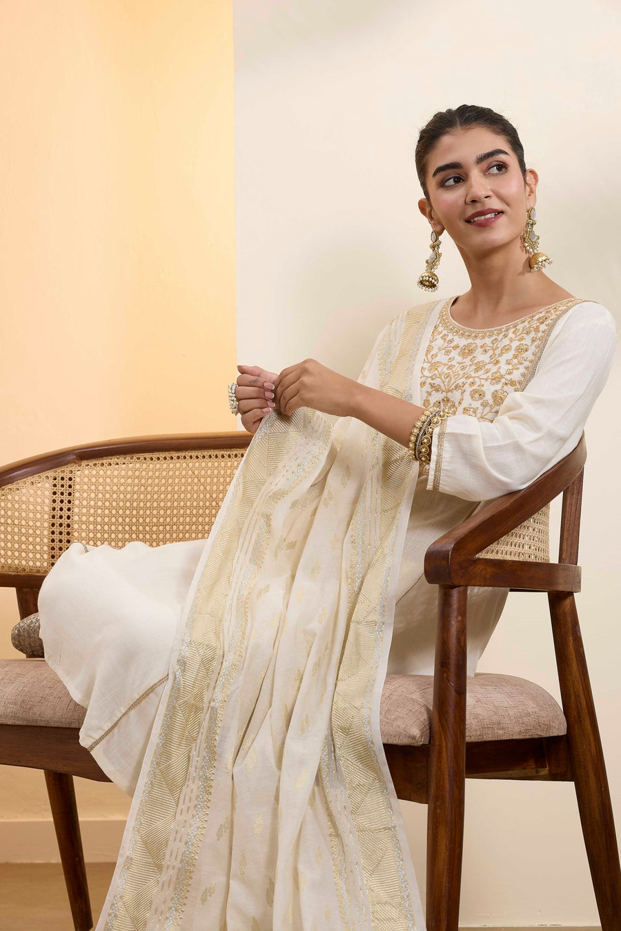 Biba Bandhani Dupatta - Roop Darshan