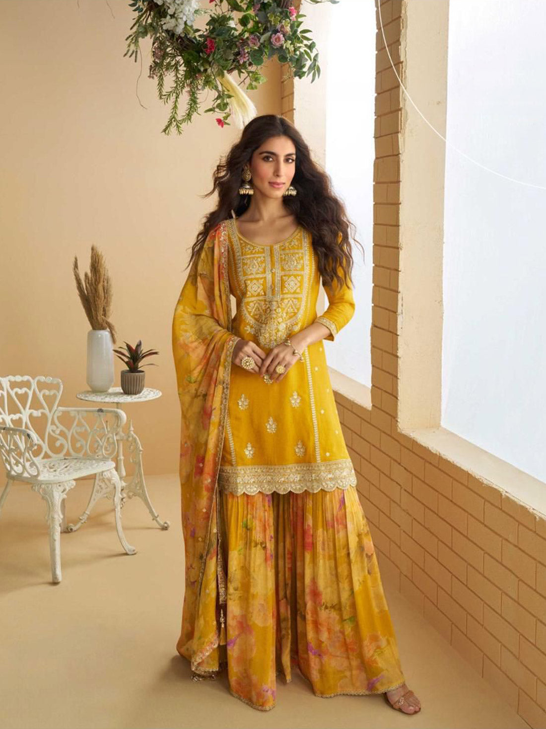 Araina Sharara Suit - Roop Darshan