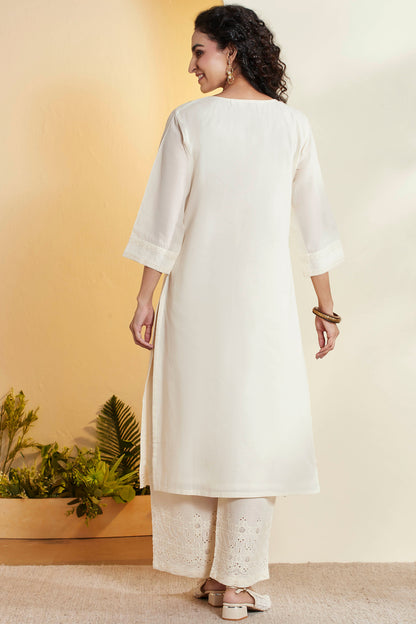 Biba Cotton Palazzo Suit - Roop Darshan