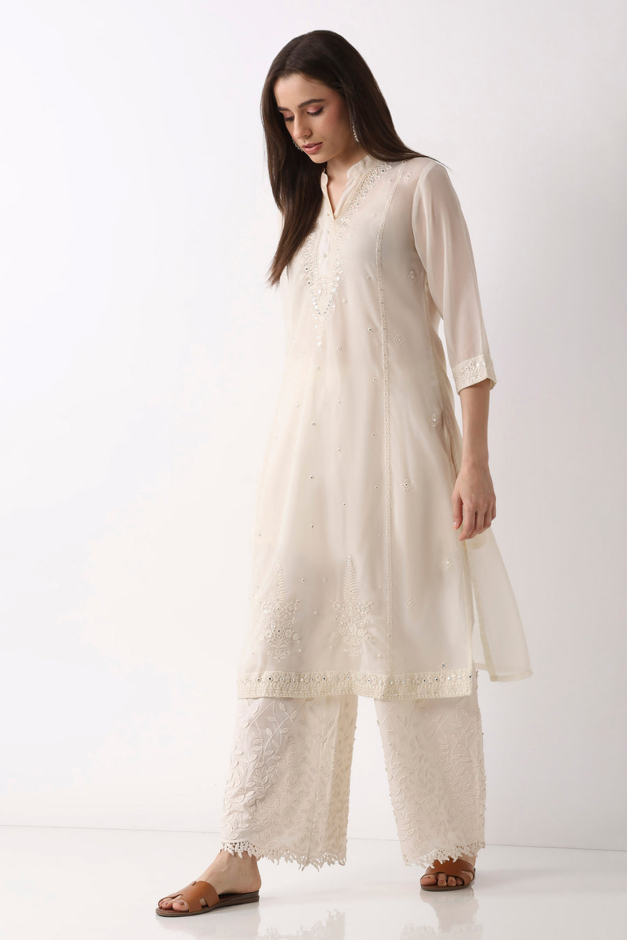 Biba Flared Palazzo Pant - Roop Darshan