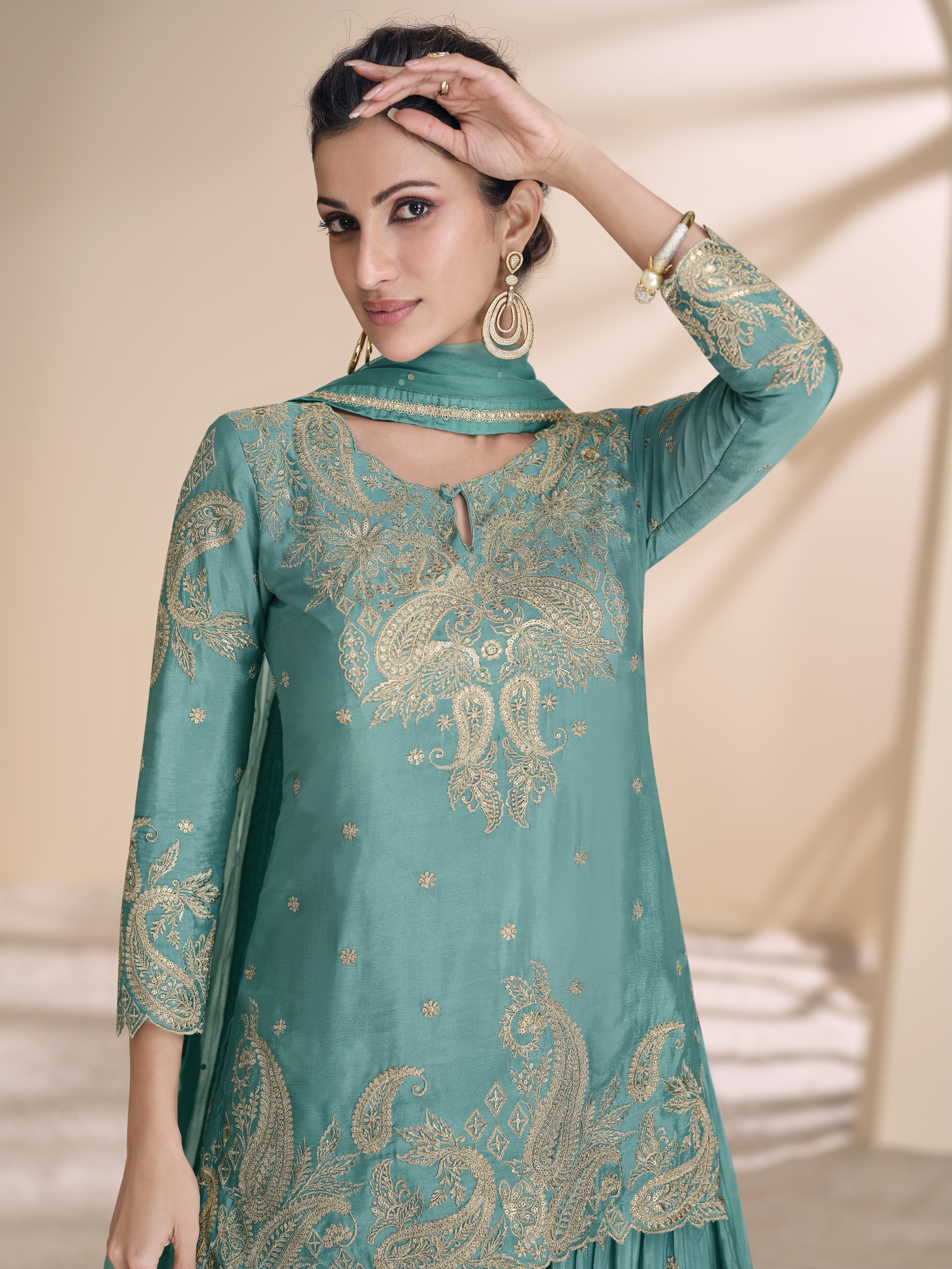 Aishwarya Long Top Lehenga
