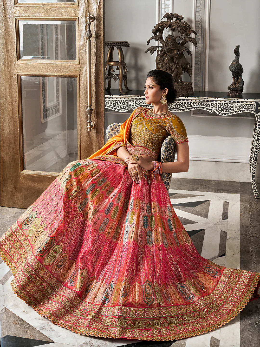 Niharika Unstitched Lahenga
