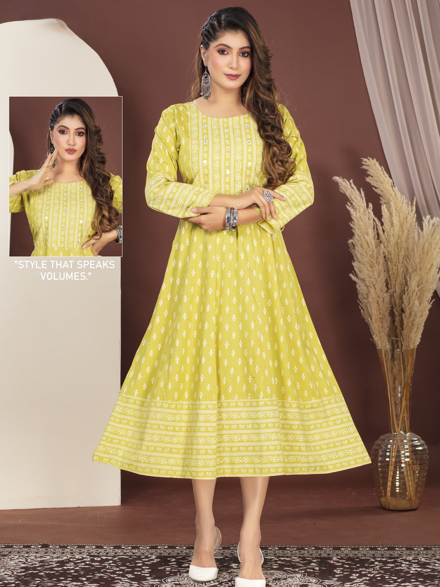 Nyla Flair Kurti - Roop Darshan