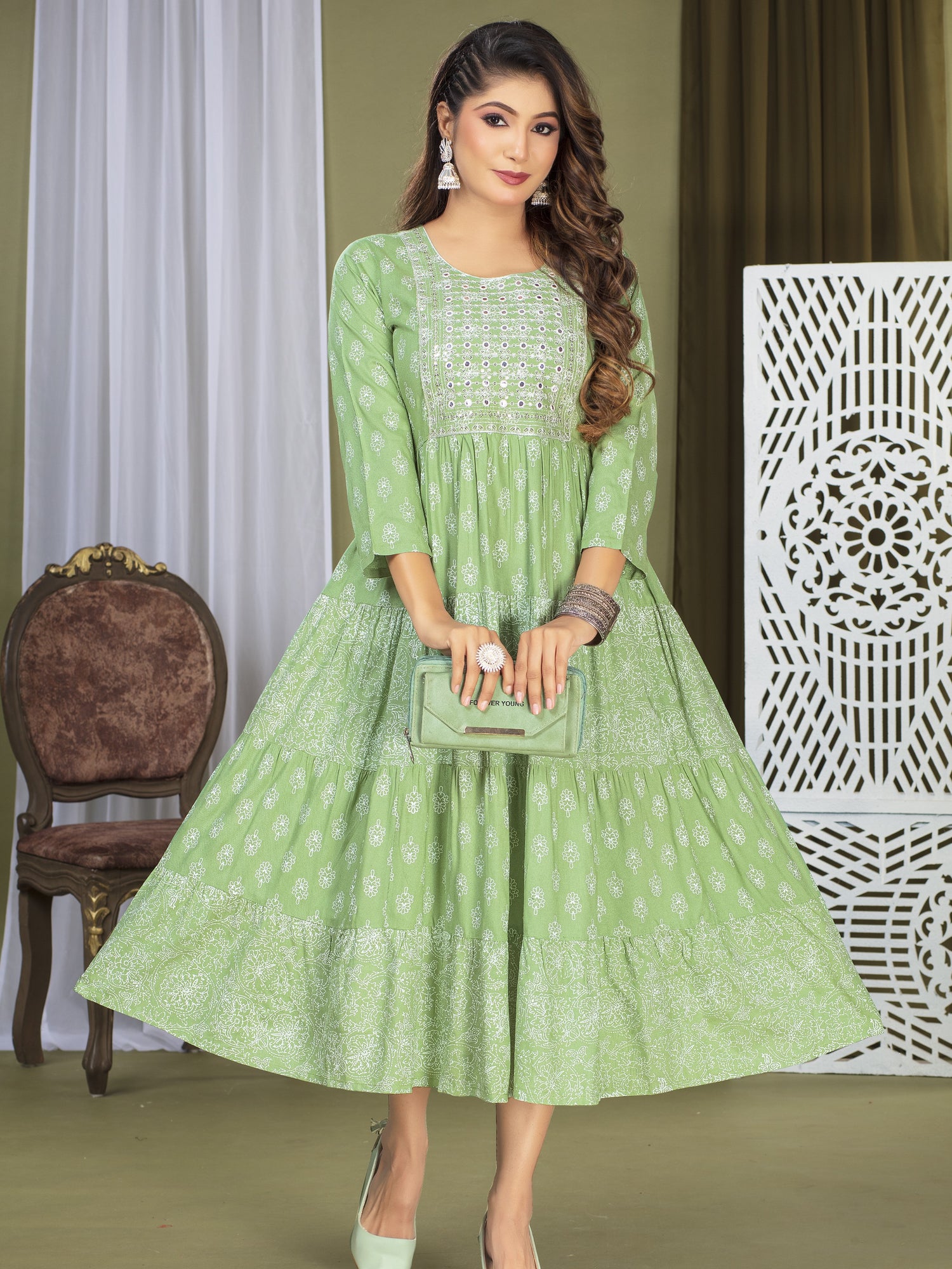 Vanshika Flair Kurti - Roop Darshan