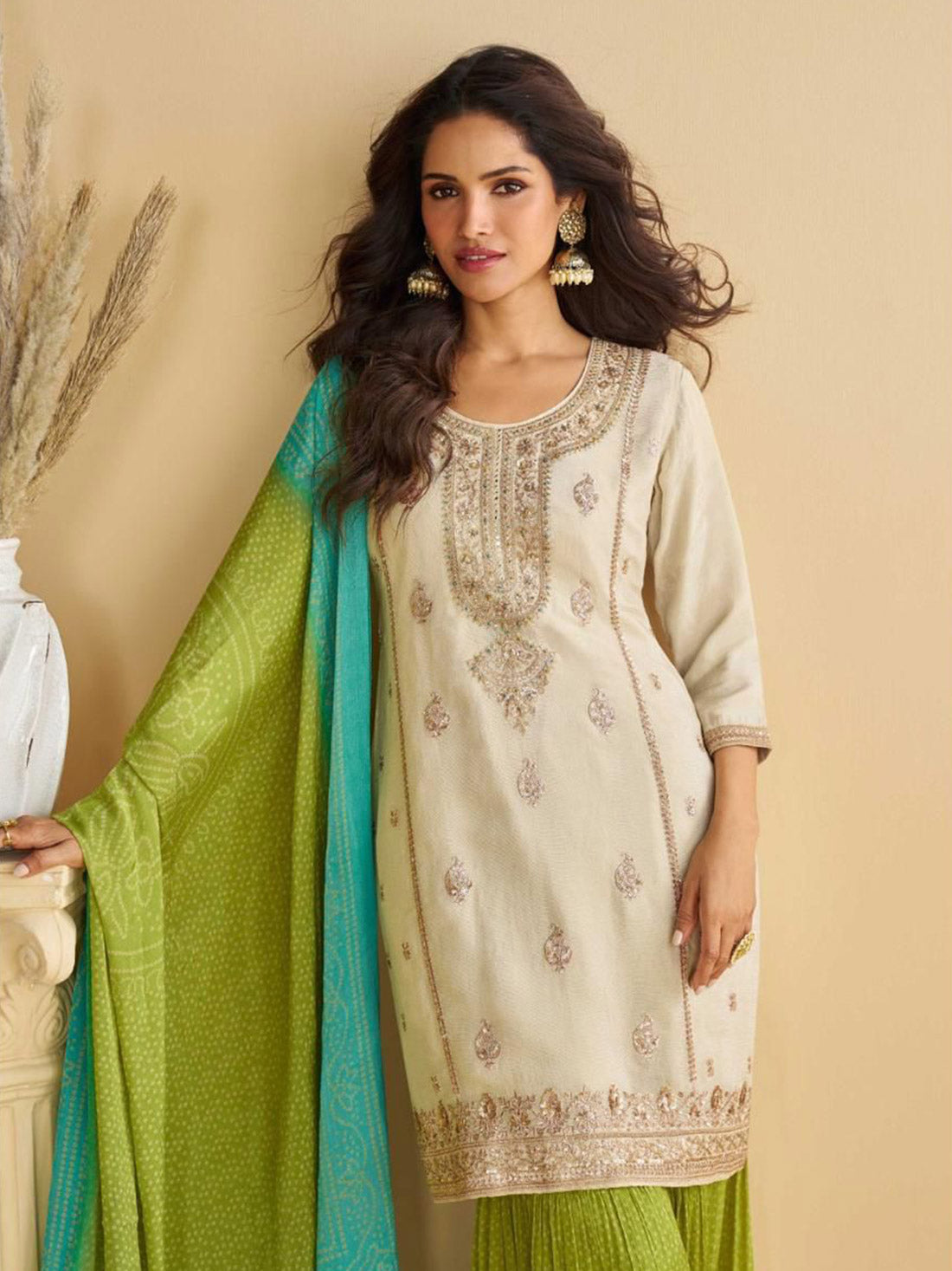 Araina Sharara Suit - Roop Darshan