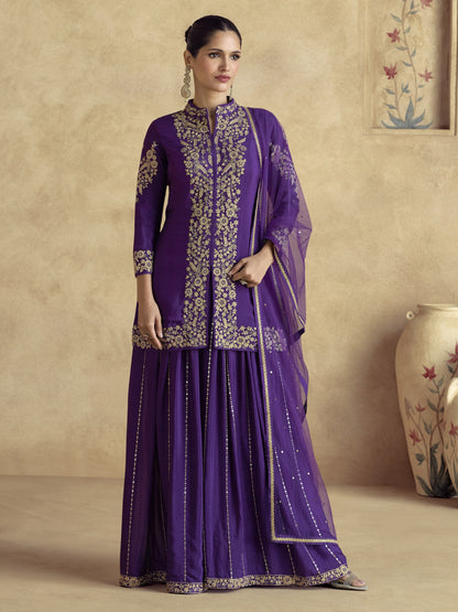 Sitara Palazzo Suit - Roop Darshan