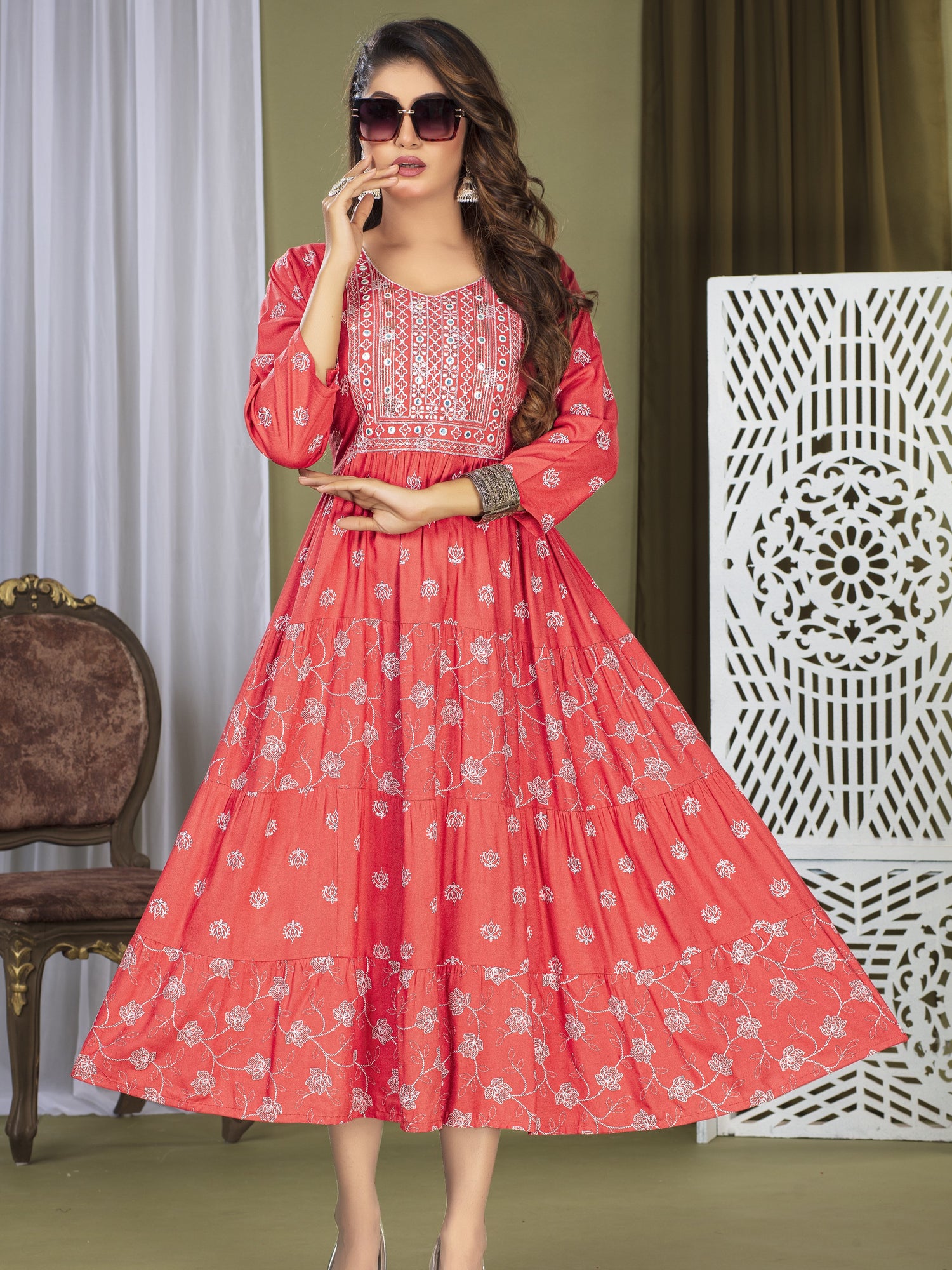 Vanshika Flair Kurti - Roop Darshan