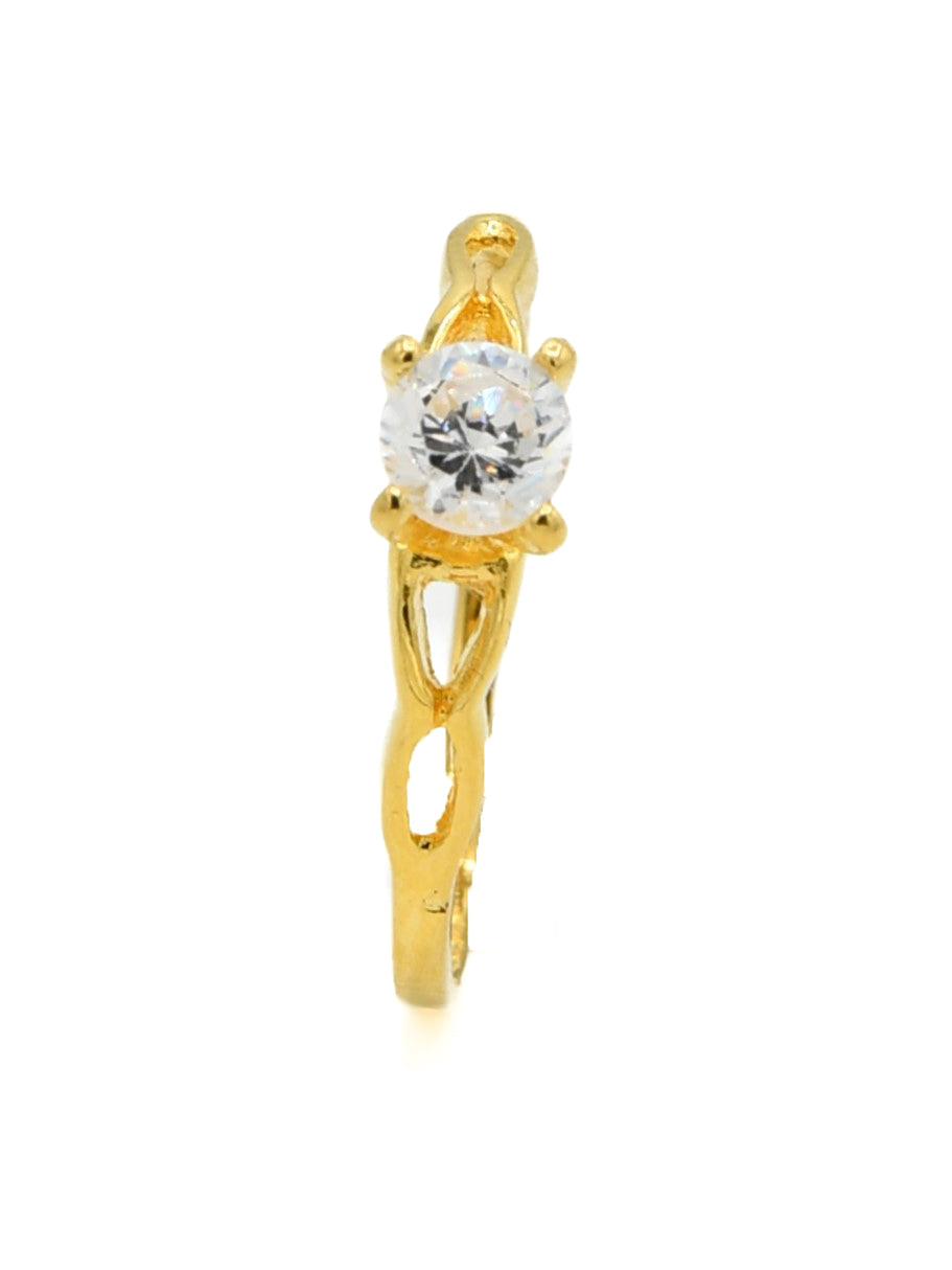22ct Gold CZ Ladies Ring