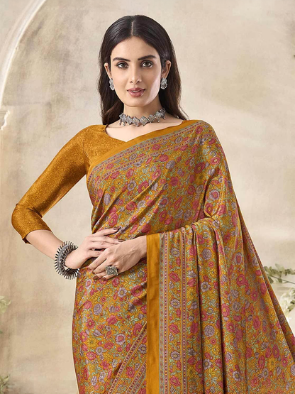 Pooja Silk Printed Saree