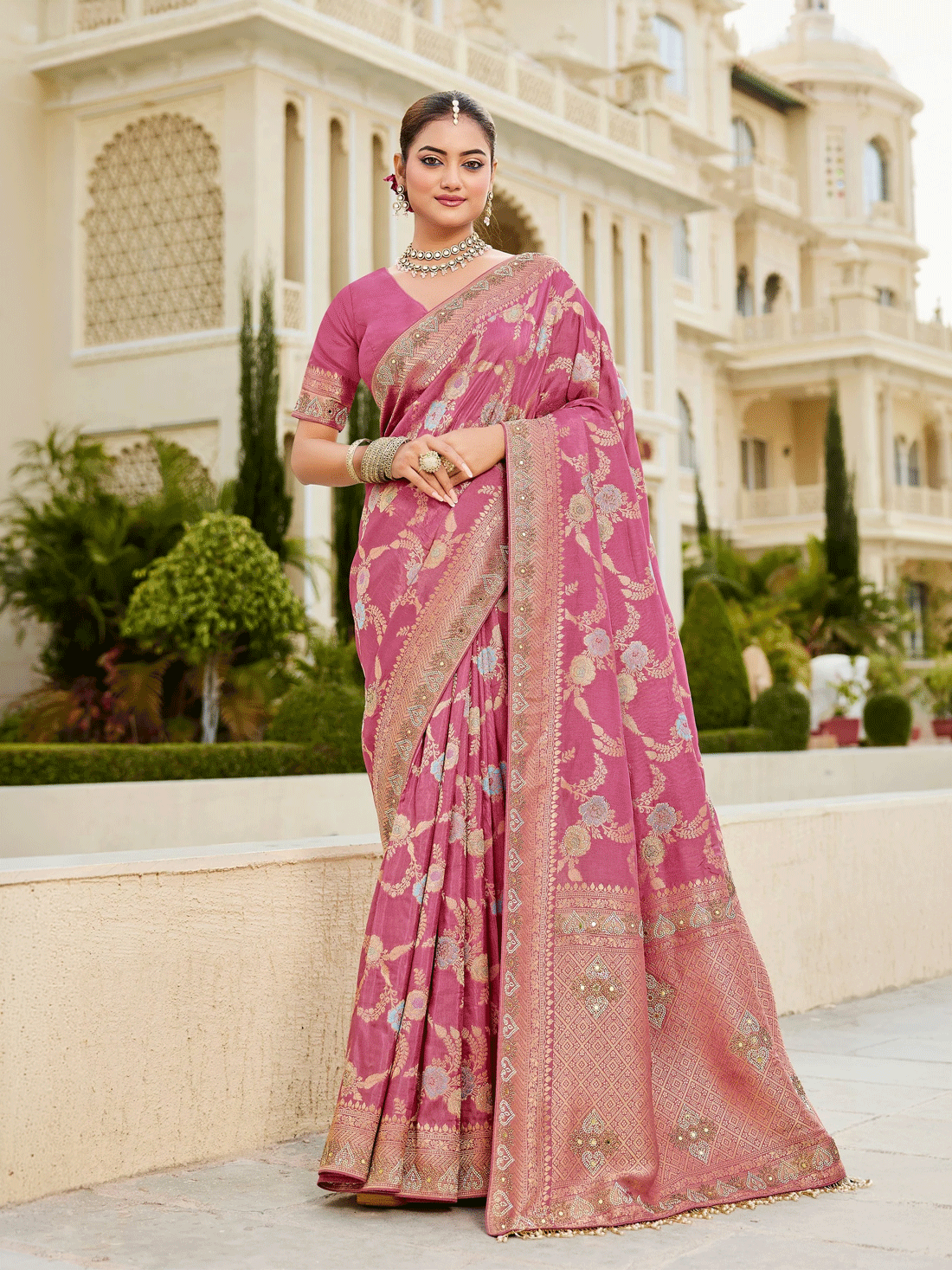 Gyanvi Banarasi Choli Saree