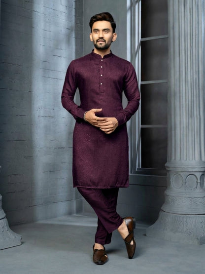 Ashwin Silk Kurta Set