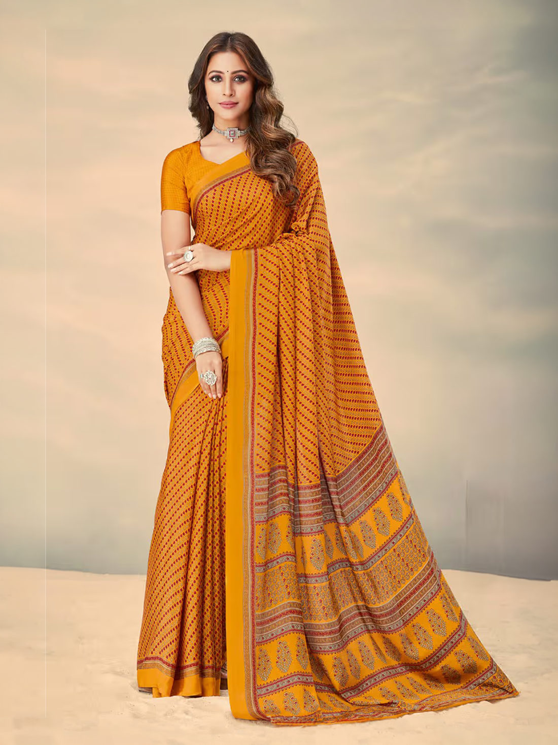 Jaisha Silk Printed Saree