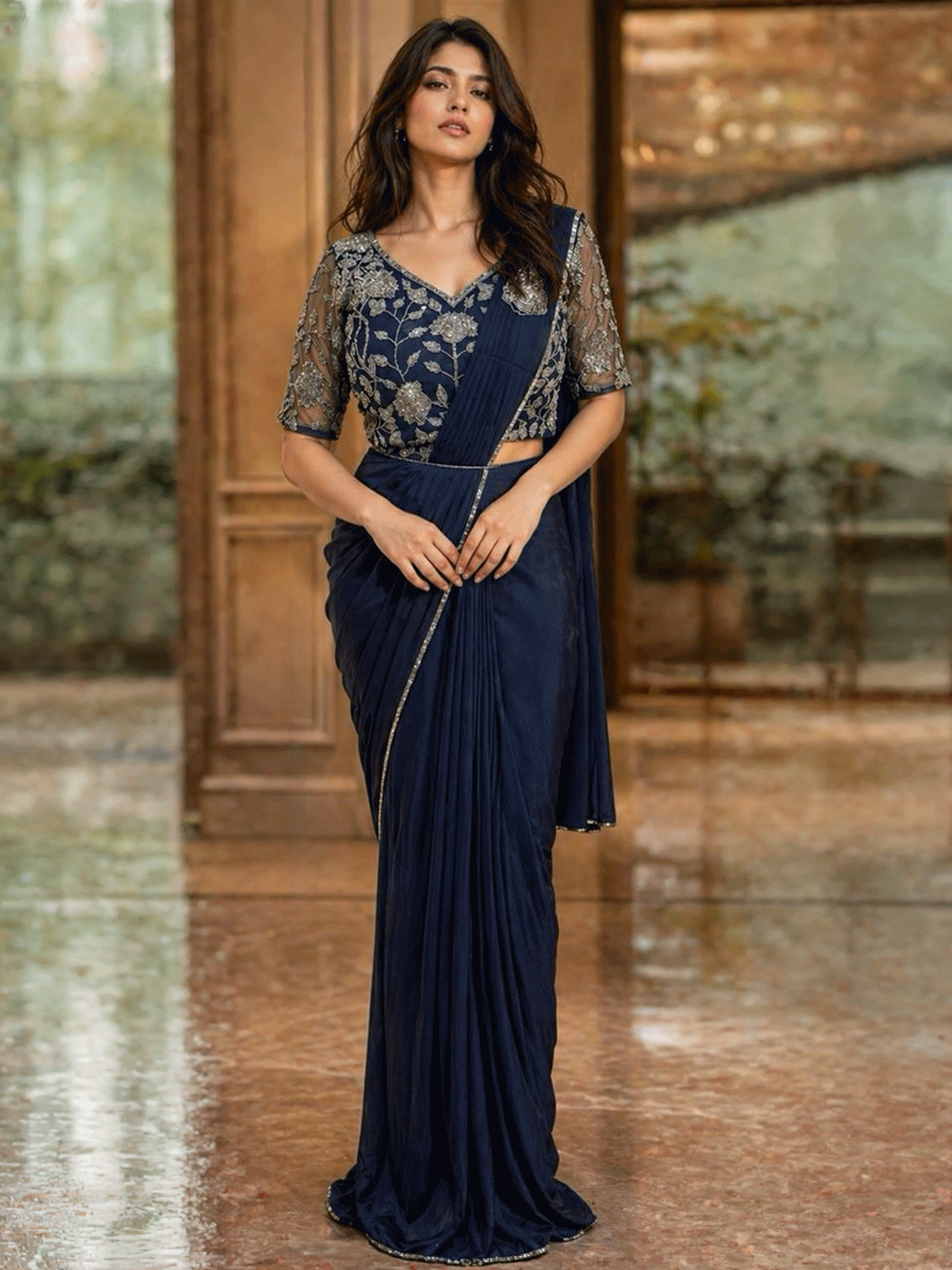 Liza Readymade Choli Saree