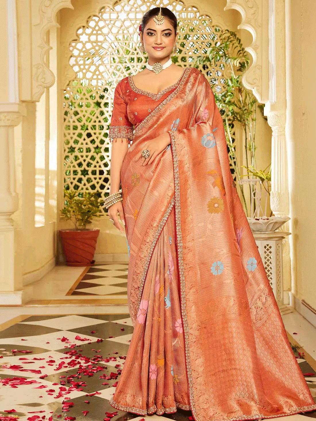 Dhiraja Silk Choli Saree
