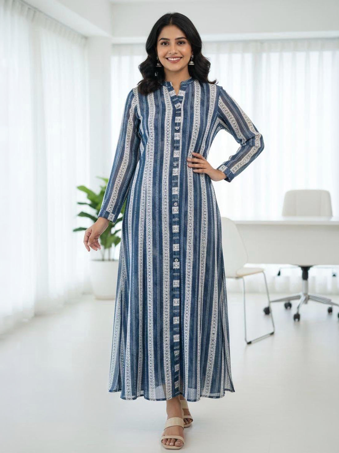 Maya Silk Kurti Dress
