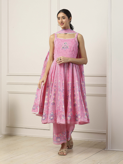 Biba Cotton Palazzo Suit - Roop Darshan