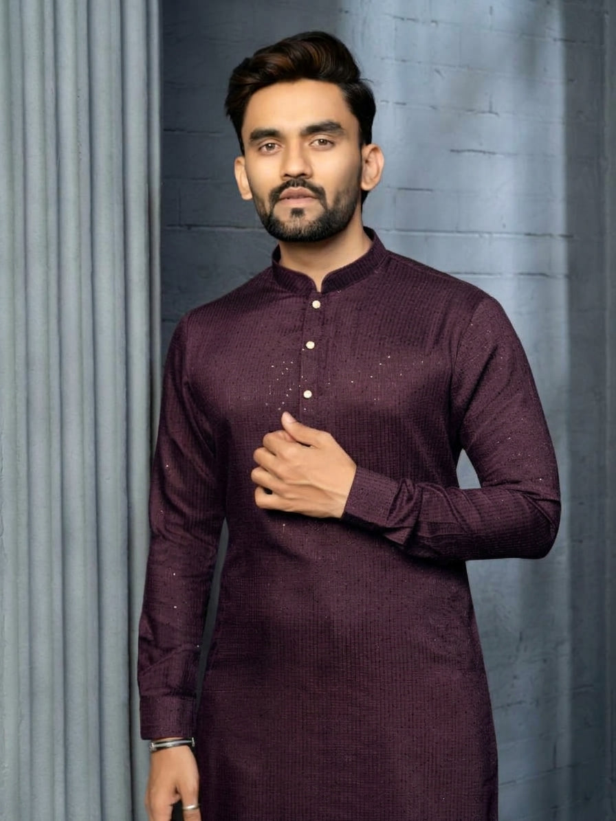 Ashwin Silk Kurta Set