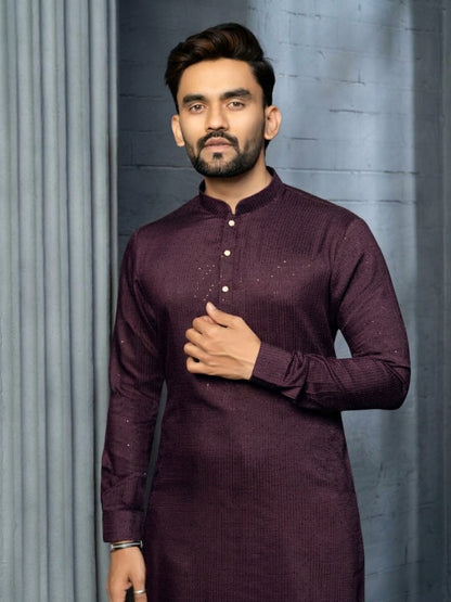 Ashwin Silk Kurta Set