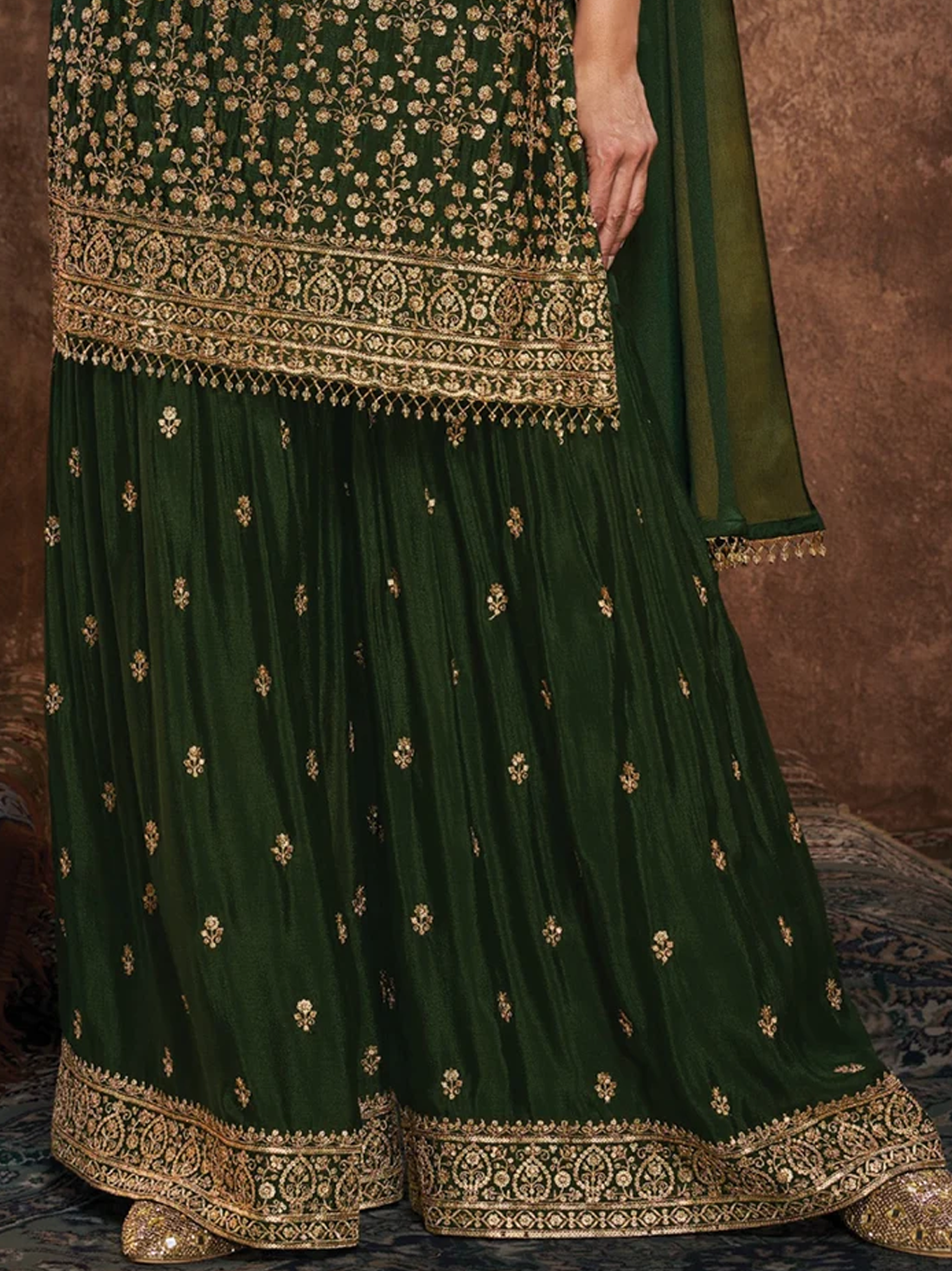 Udita Silk Gharara Set - Roop Darshan