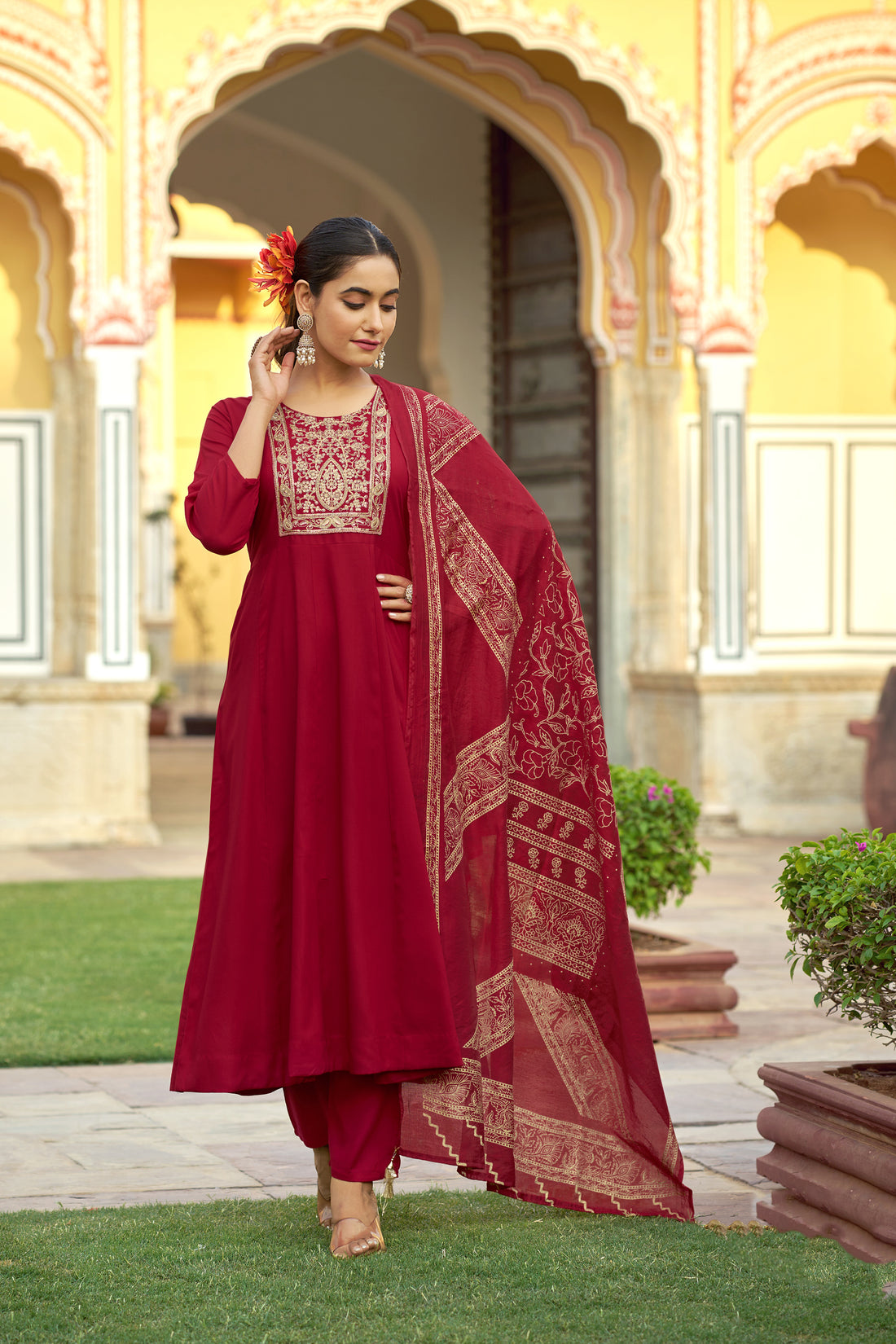 Sachi Flair Suit - Roop Darshan
