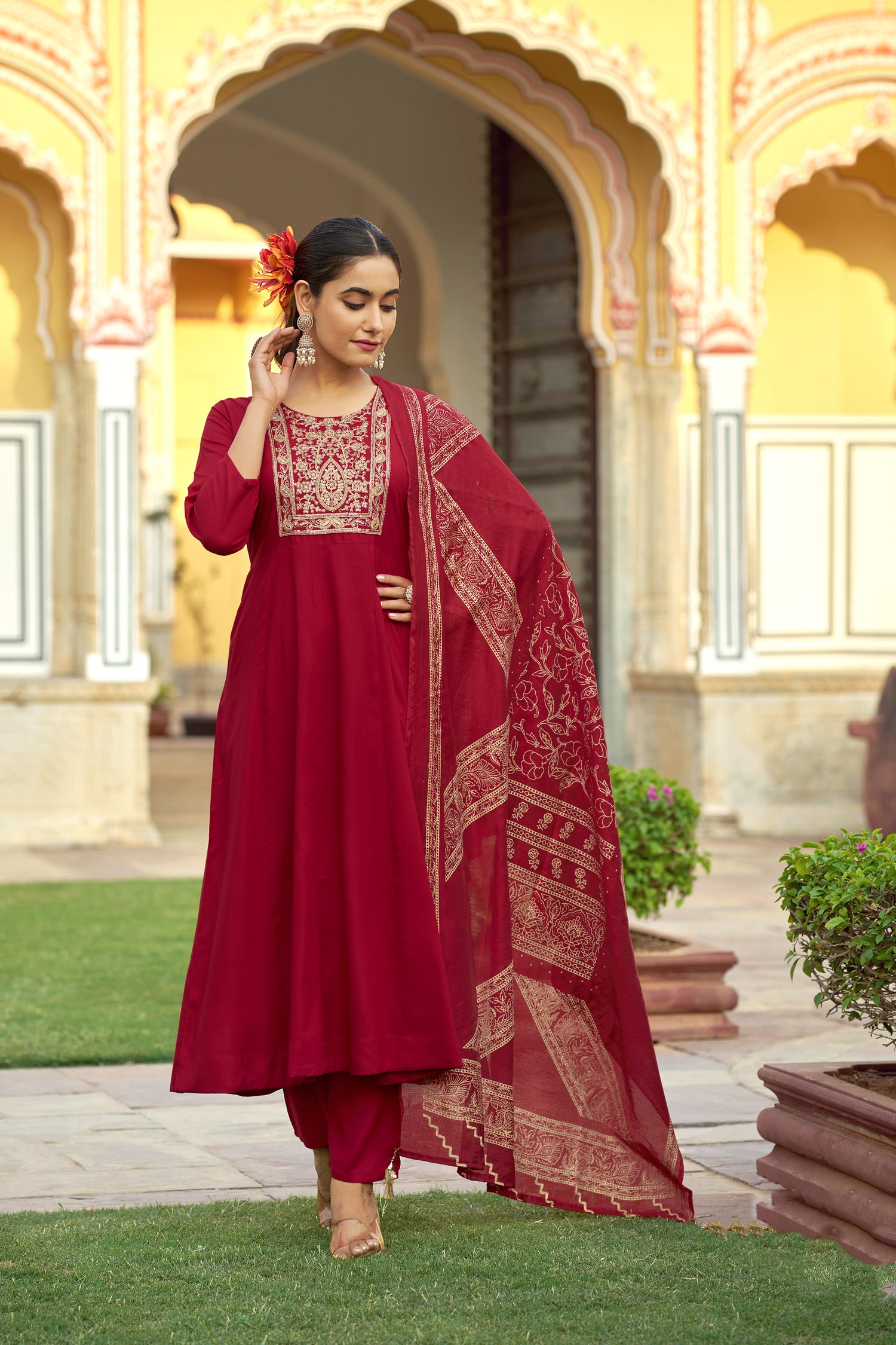 Sachi Flair Suit - Roop Darshan