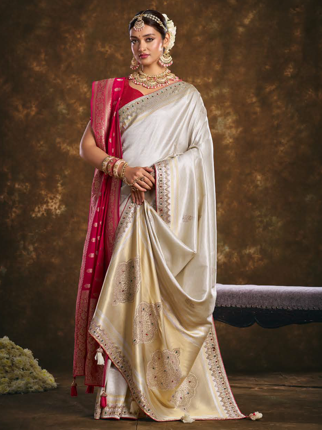 Devika Bridal Silk Saree