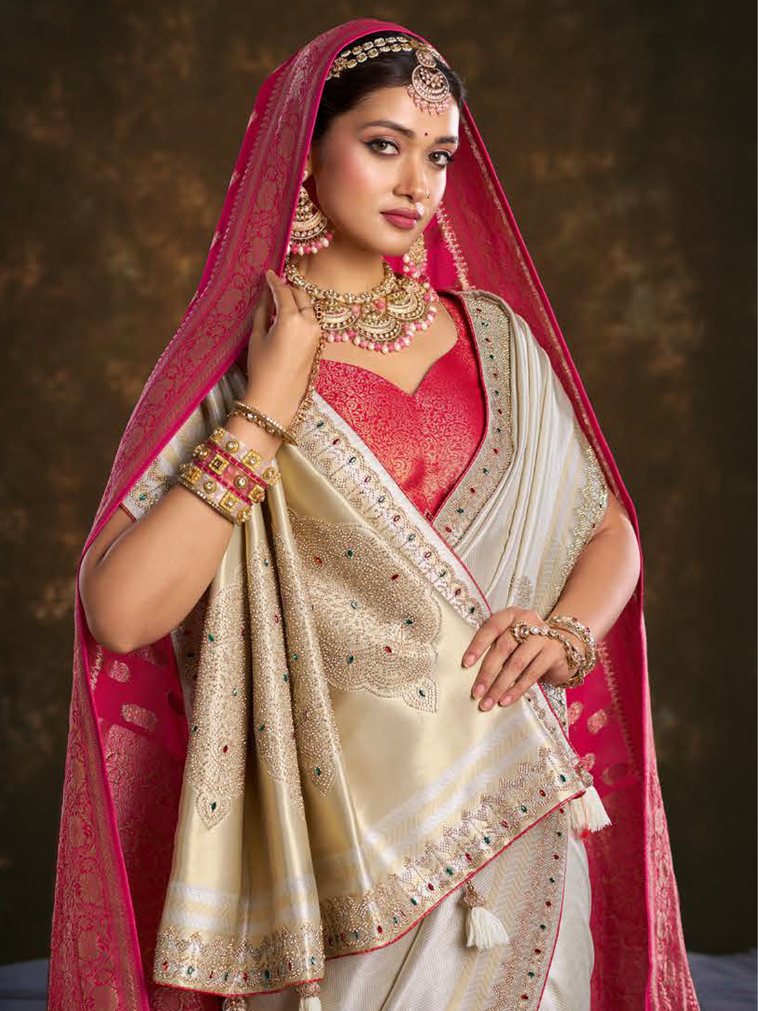 Devika Bridal Silk Saree
