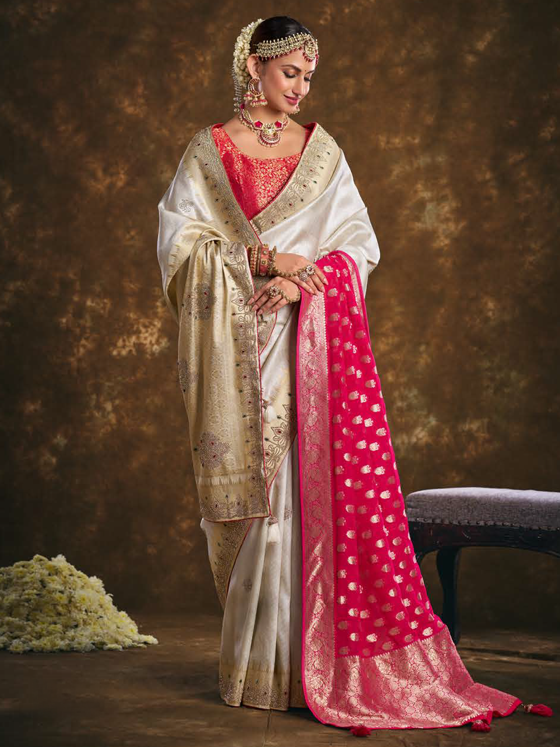Devika Bridal Silk Saree